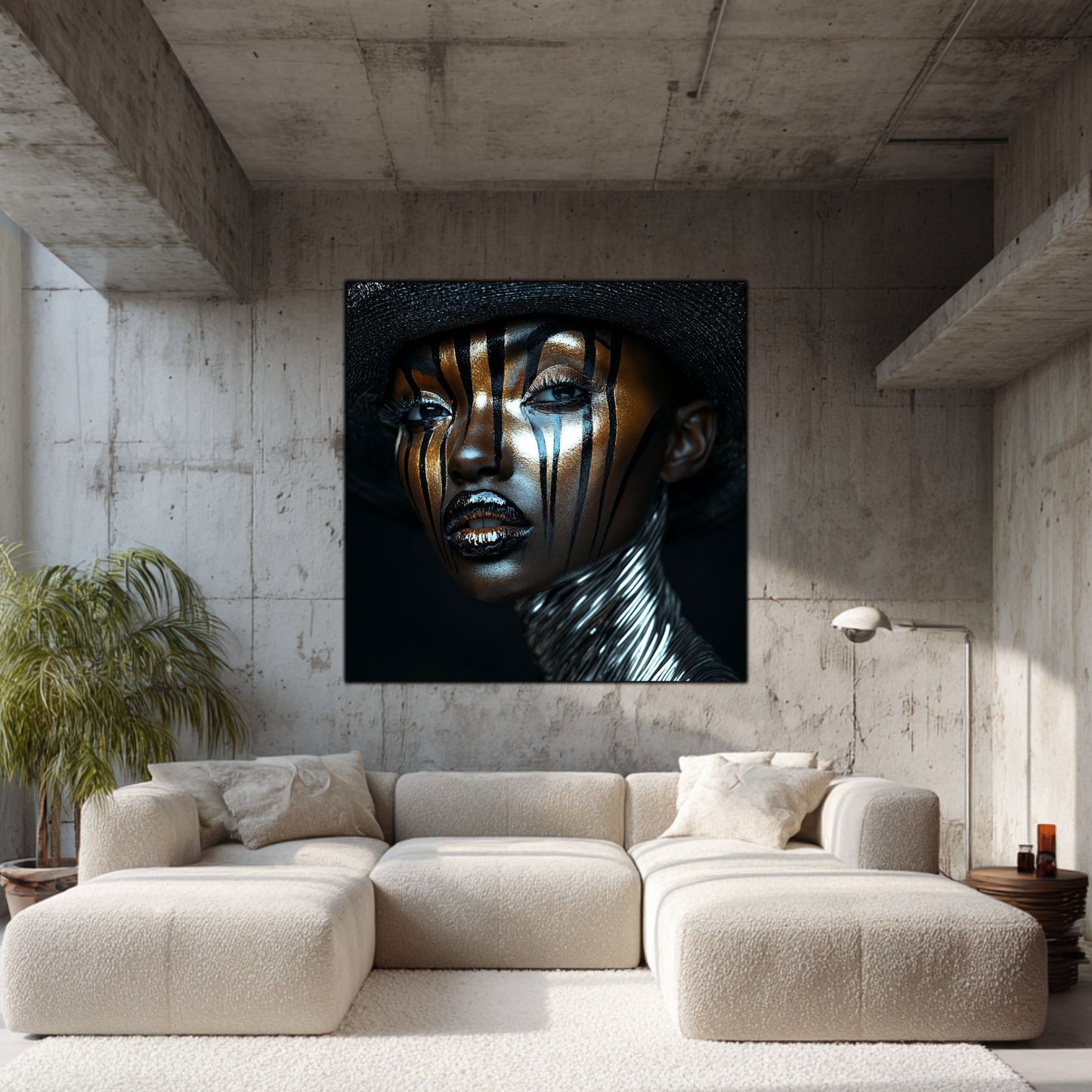 Dark Glow - Tablou Decorativ pt Peretele Livingului Modern - NO09