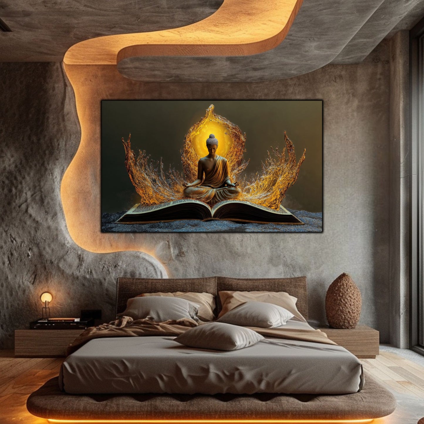 Tablou Decorativ pt Living sau Dormitor - Print UV pe Sticla - „Ascend” - No14