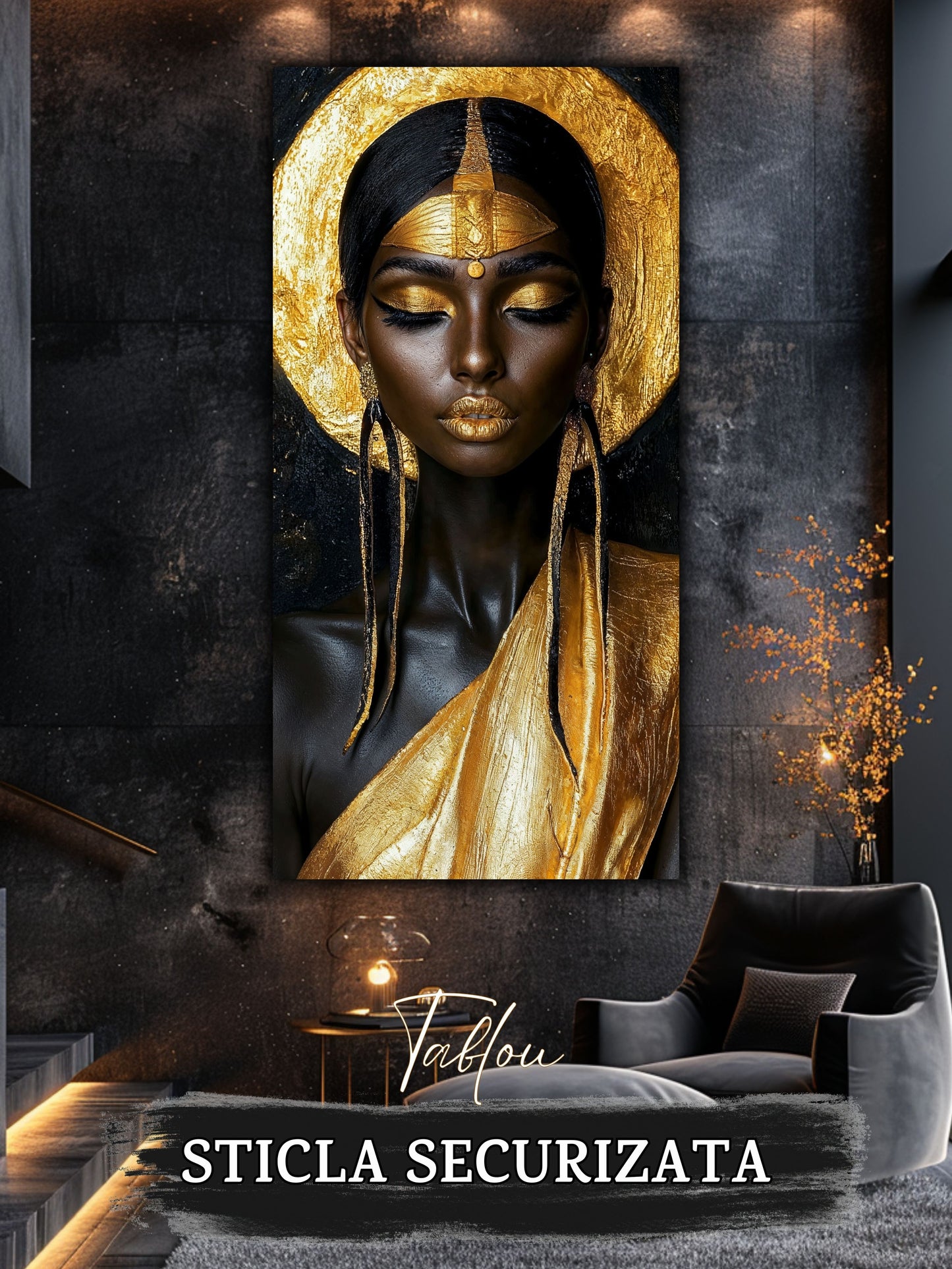 Whispers of the Nile - Tablou Sticla - 02