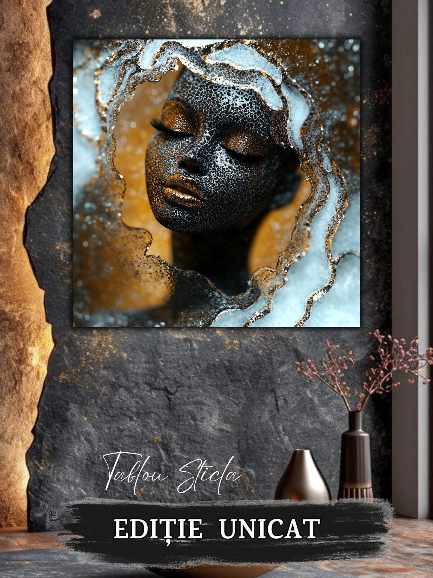 Liquid dream - Tablou Unicat pe Sticla - 04
