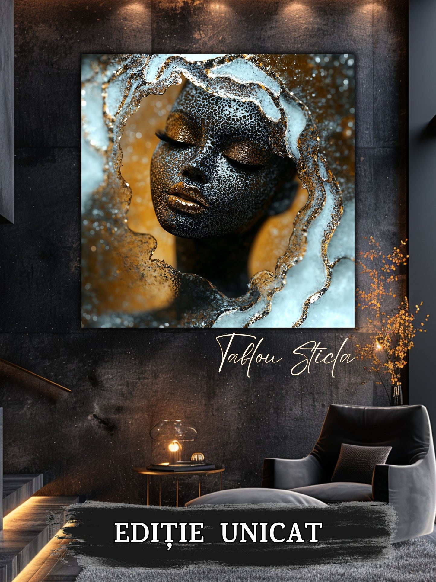 Liquid dream - Tablou Unicat pe Sticla - 04
