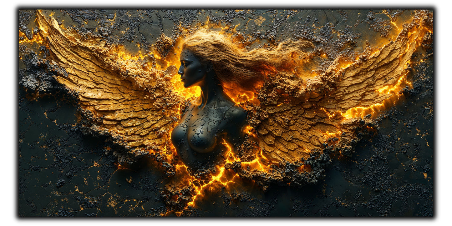 Zen Embers - Tablou Sticla Securizata - 03