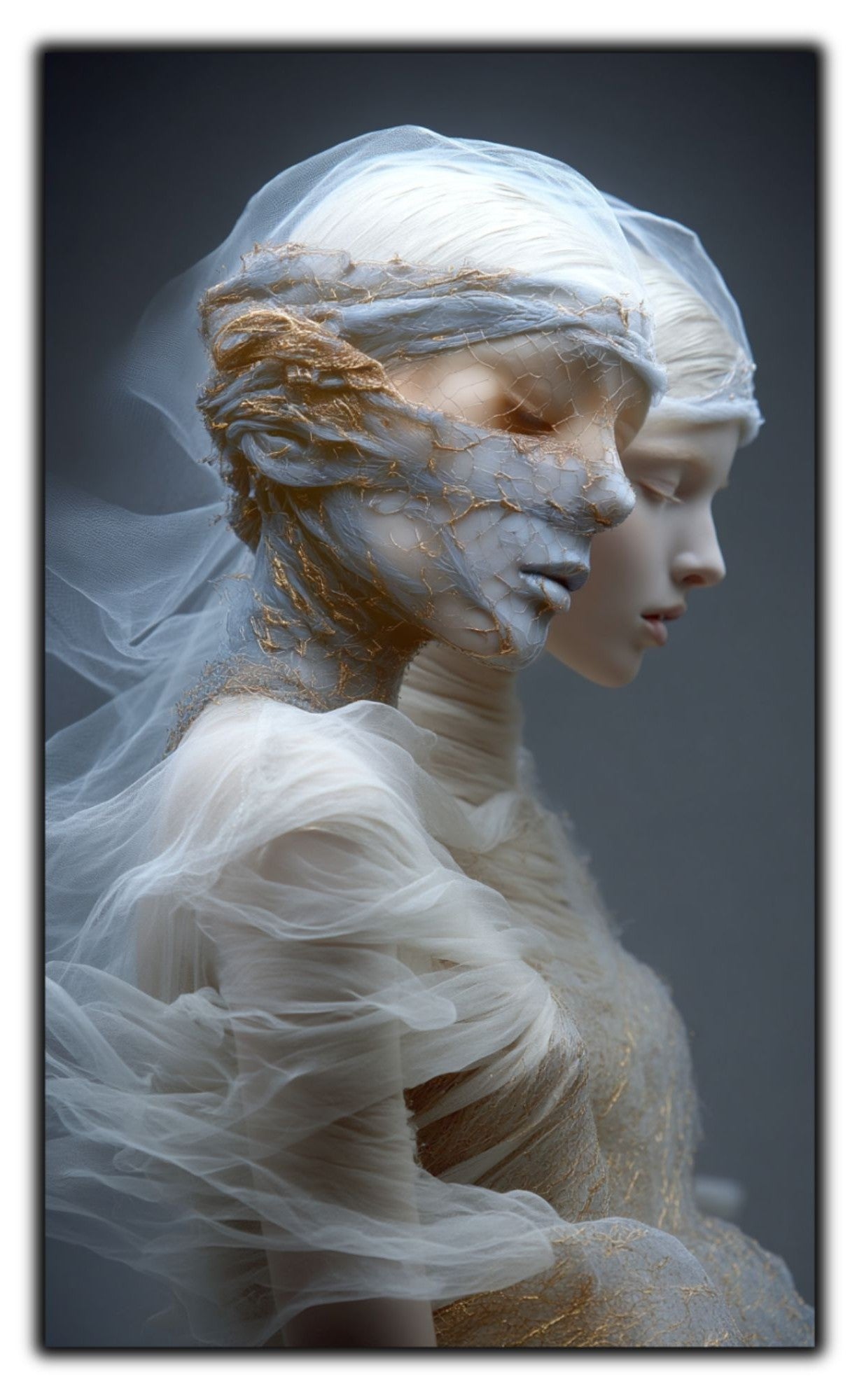 Tablou Decorativ Premium pe Sticla Securizata - „Fractured Dream” - No04