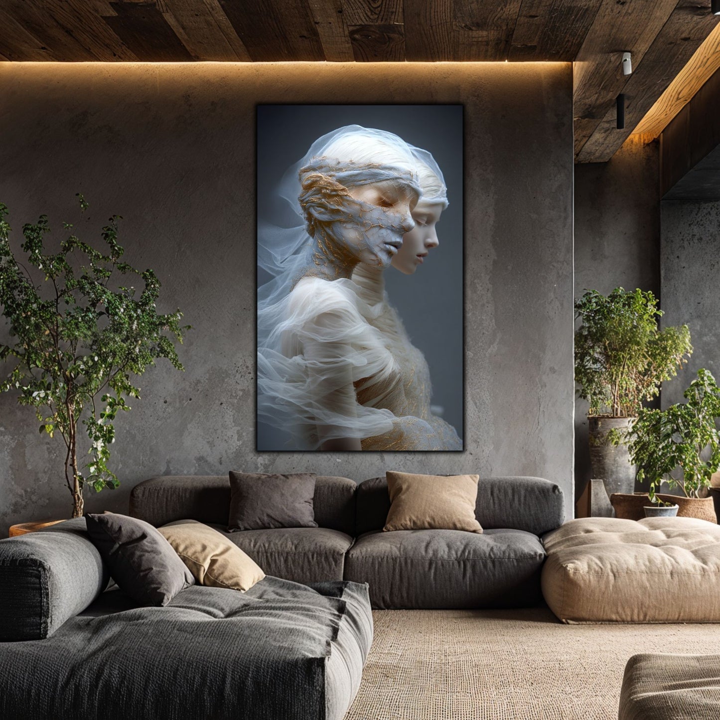 Tablou Decorativ Premium pe Sticla Securizata - „Fractured Dream” - No04