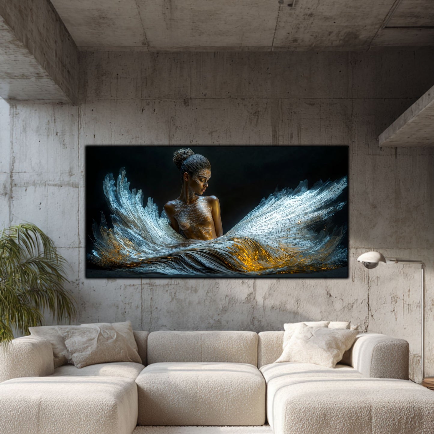 Beyond Meditation - Tablouri moderne pe sticla securizata pentru living contemporan NO26