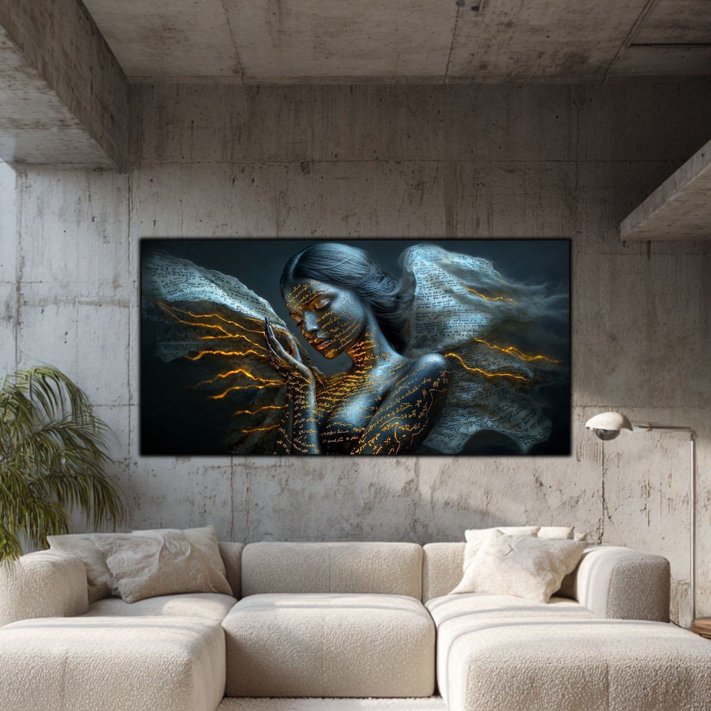 Beyond Meditation - Tablouri moderne pe sticla securizata pentru living contemporan NO51