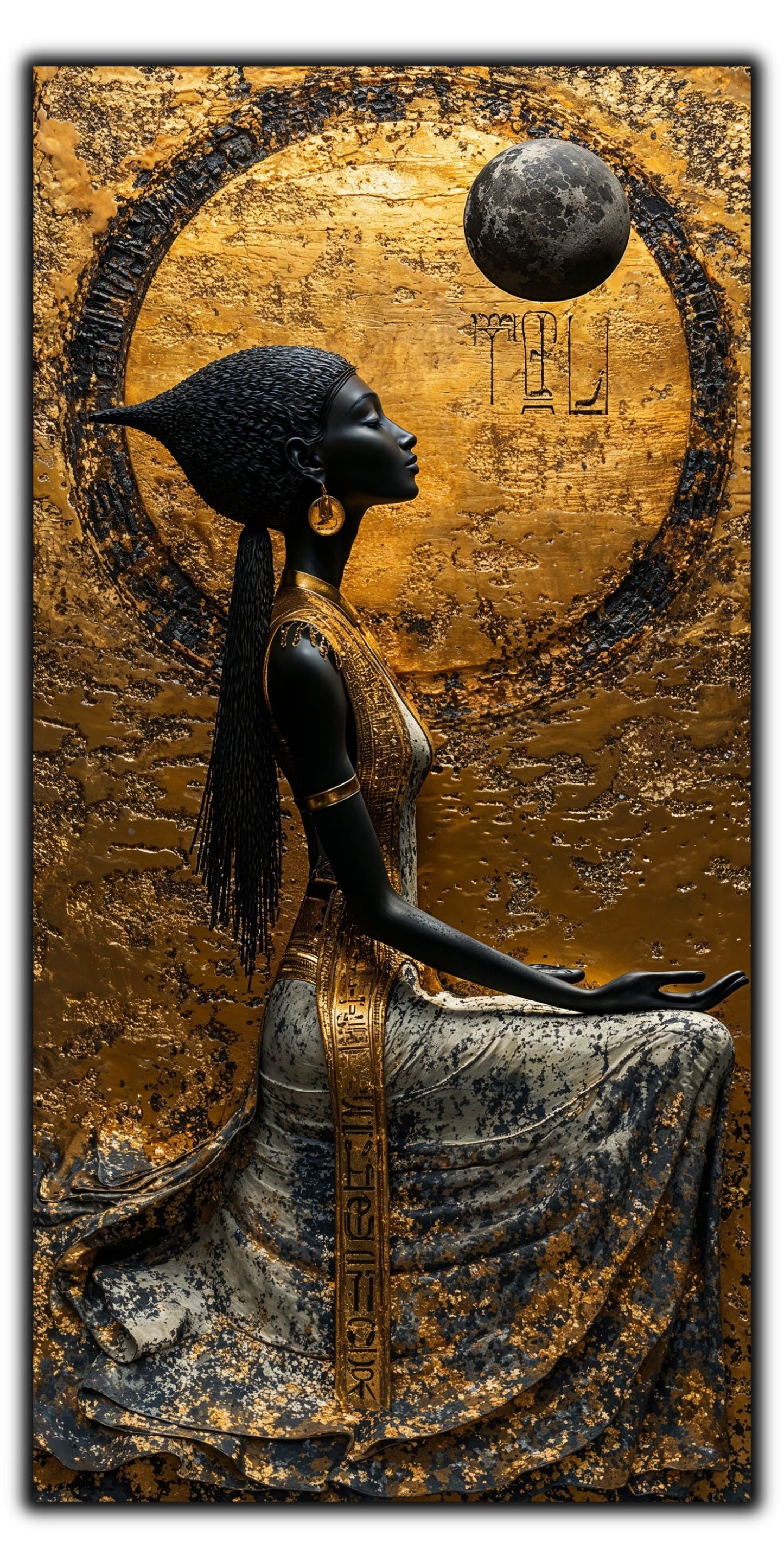 Whispers of the Nile - Tablou Sticla - 04