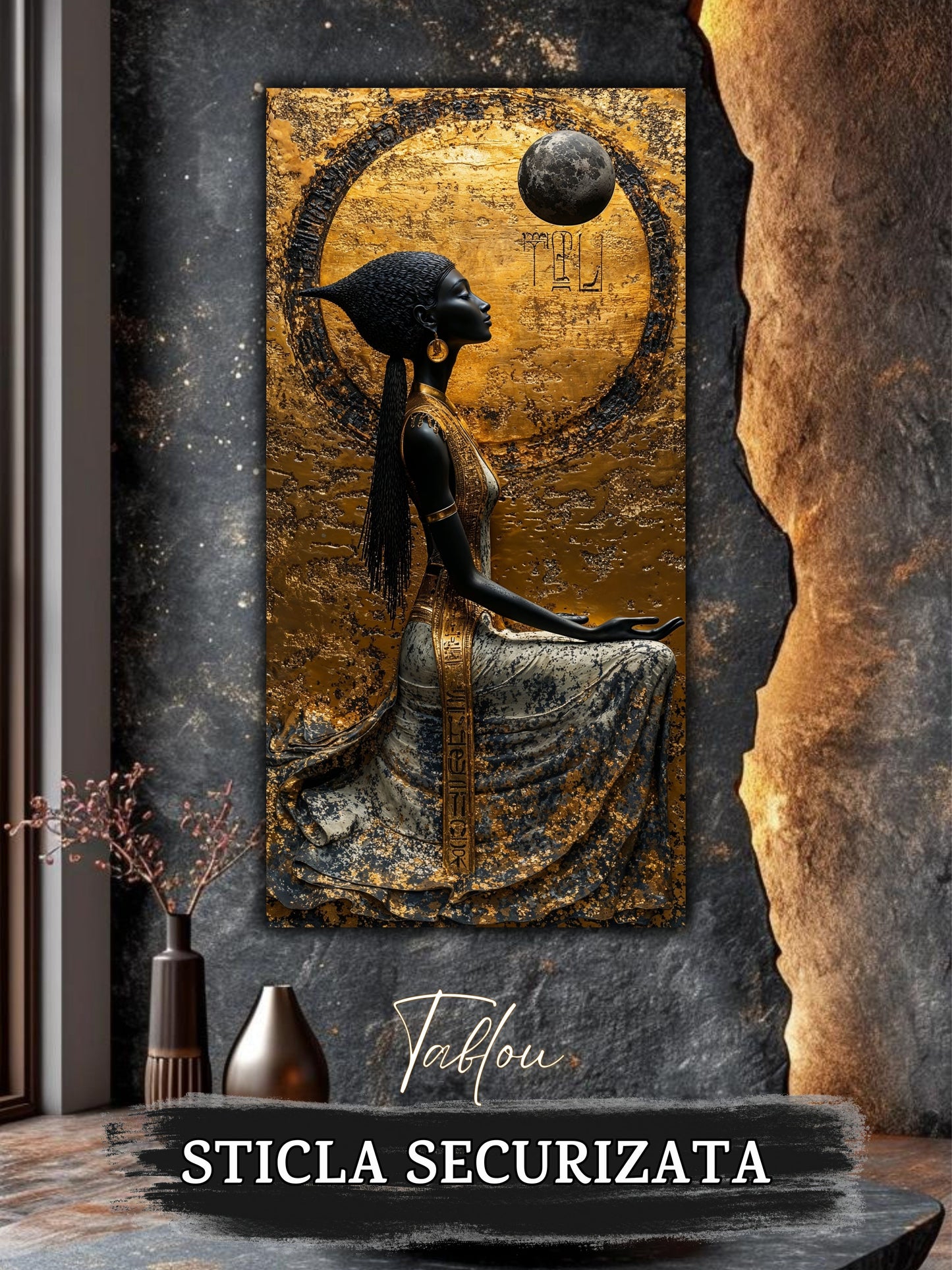 Whispers of the Nile - Tablou Sticla - 04