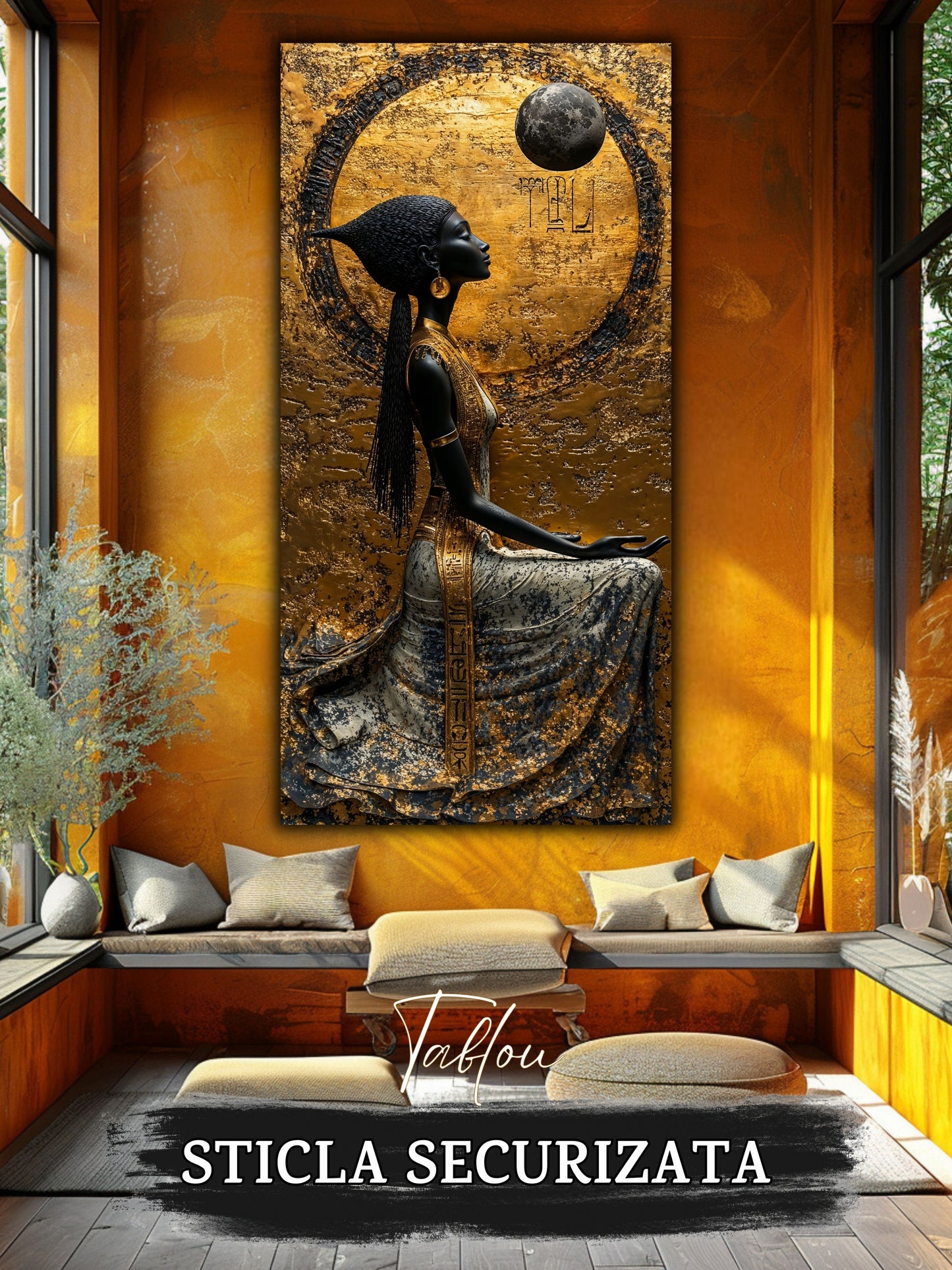 Whispers of the Nile - Tablou Sticla - 04