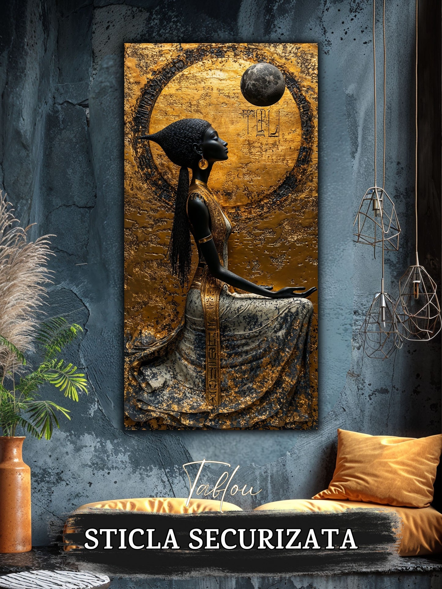 Whispers of the Nile - Tablou Sticla - 04