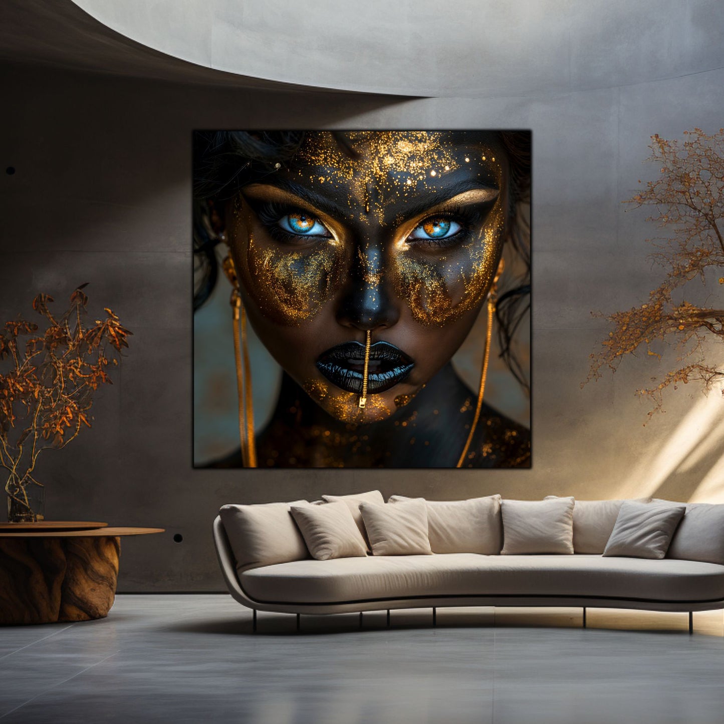 Tablou Sticla Securizata - Dark Zen - Reimagined14