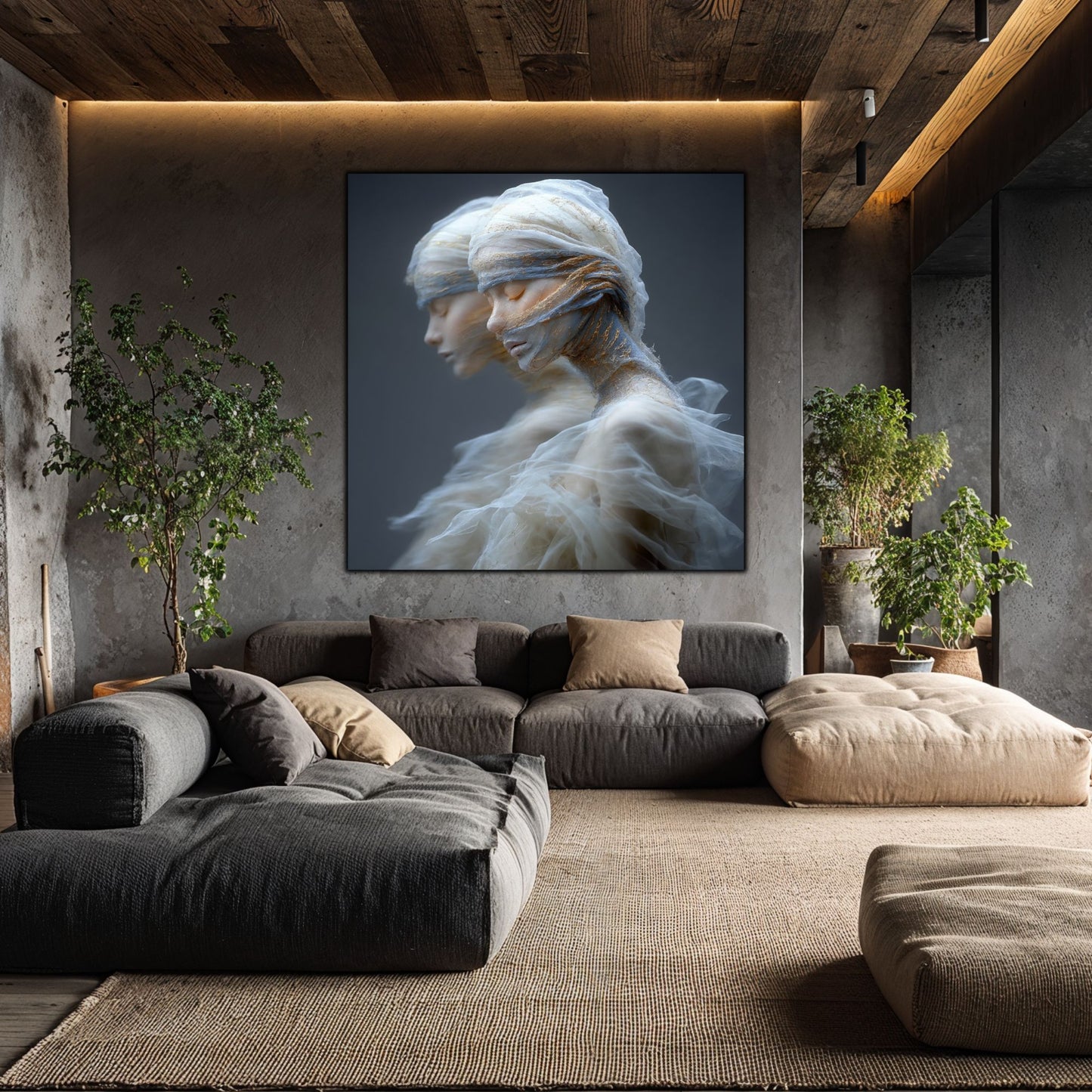 Tablou Decorativ Premium pe Sticla Securizata - „Fractured Dream” - No08