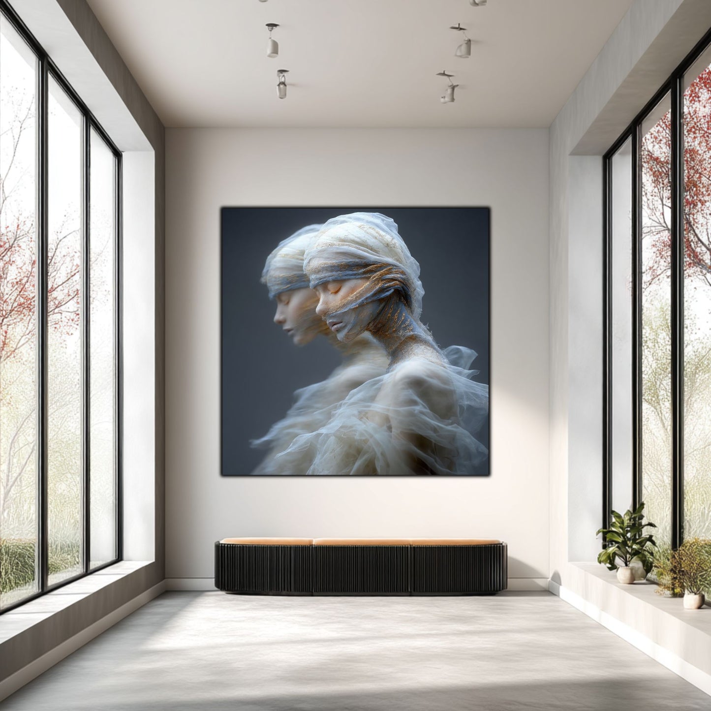 Tablou Decorativ Premium pe Sticla Securizata - „Fractured Dream” - No08