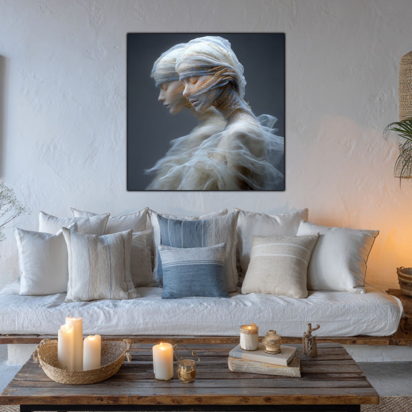 Tablou Decorativ Premium pe Sticla Securizata - „Fractured Dream” - No08