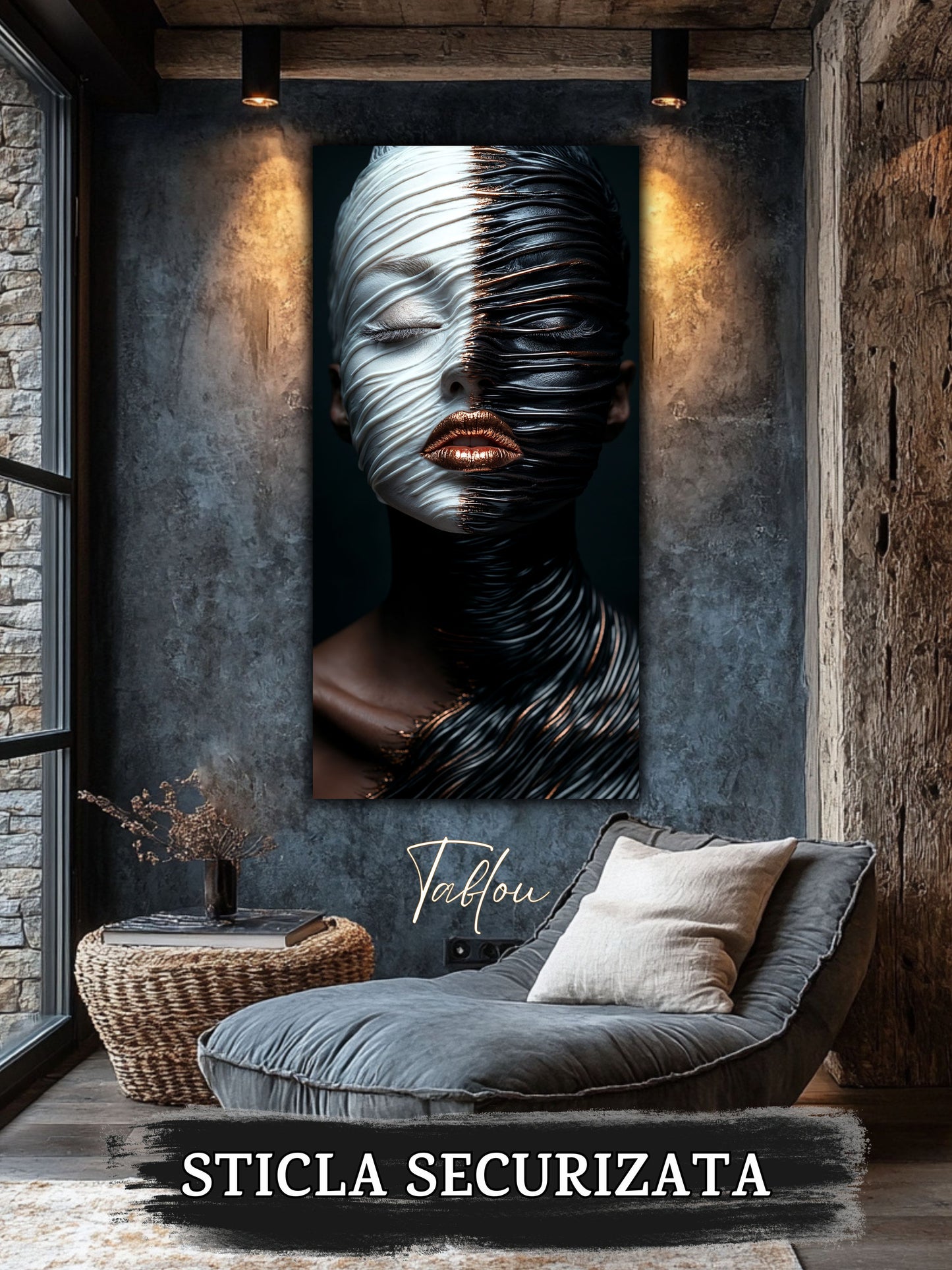 Innerverse - Tablou Sticla - Unicat - no18