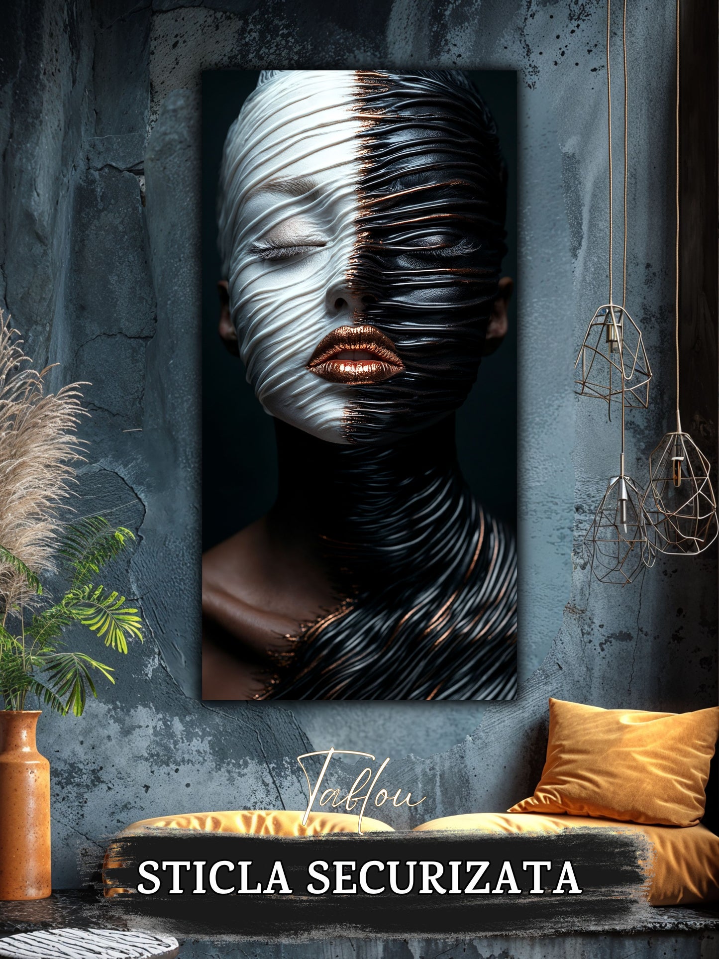 Innerverse - Tablou Sticla - Unicat - no18