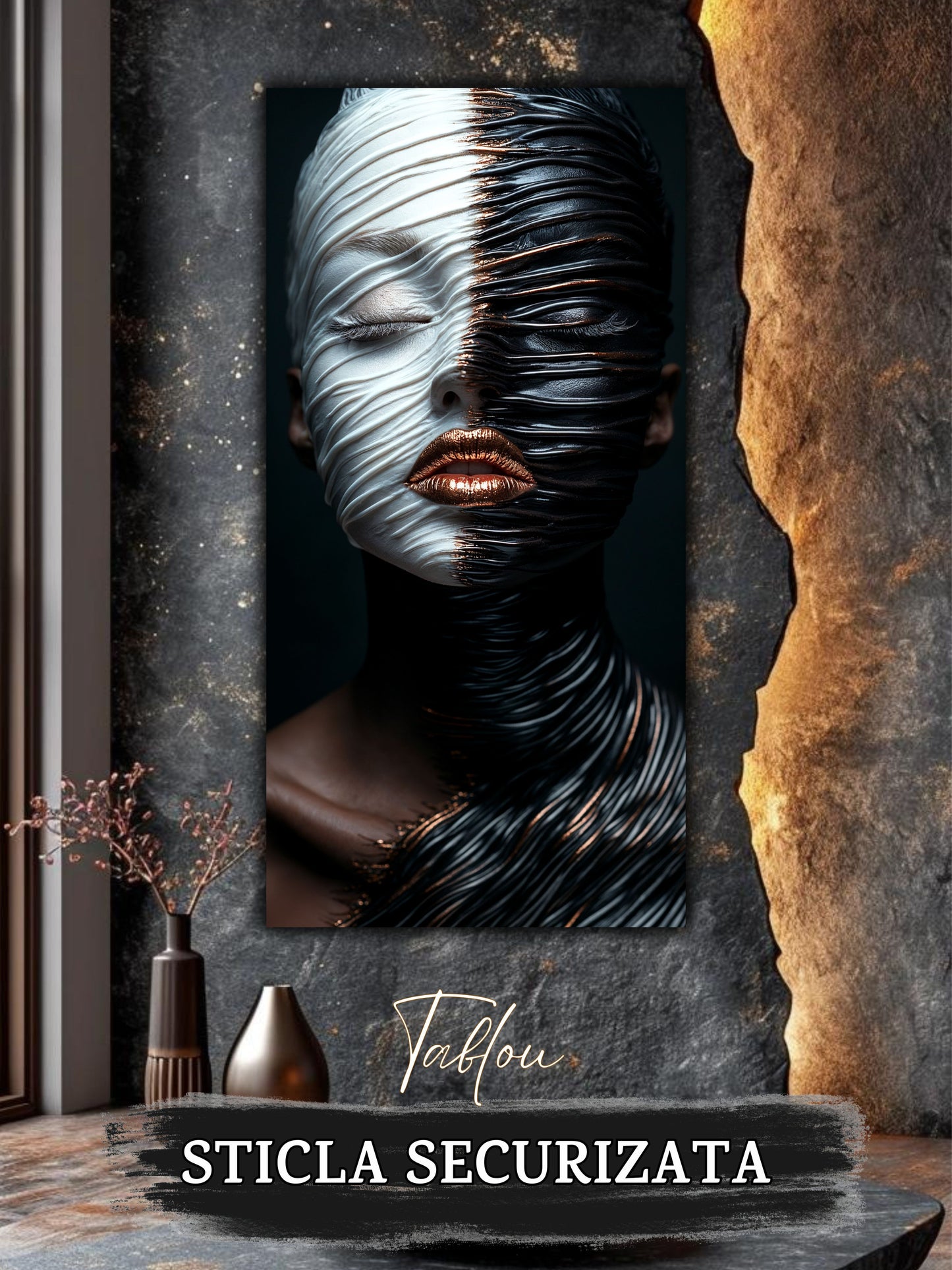Innerverse - Tablou Sticla - Unicat - no18