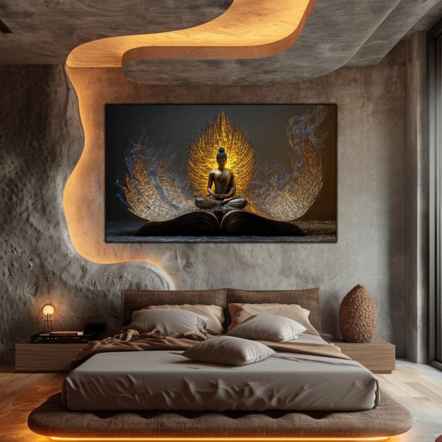 Tablou Decorativ pt Living sau Dormitor - Print UV pe Sticla - „Ascend” - No11