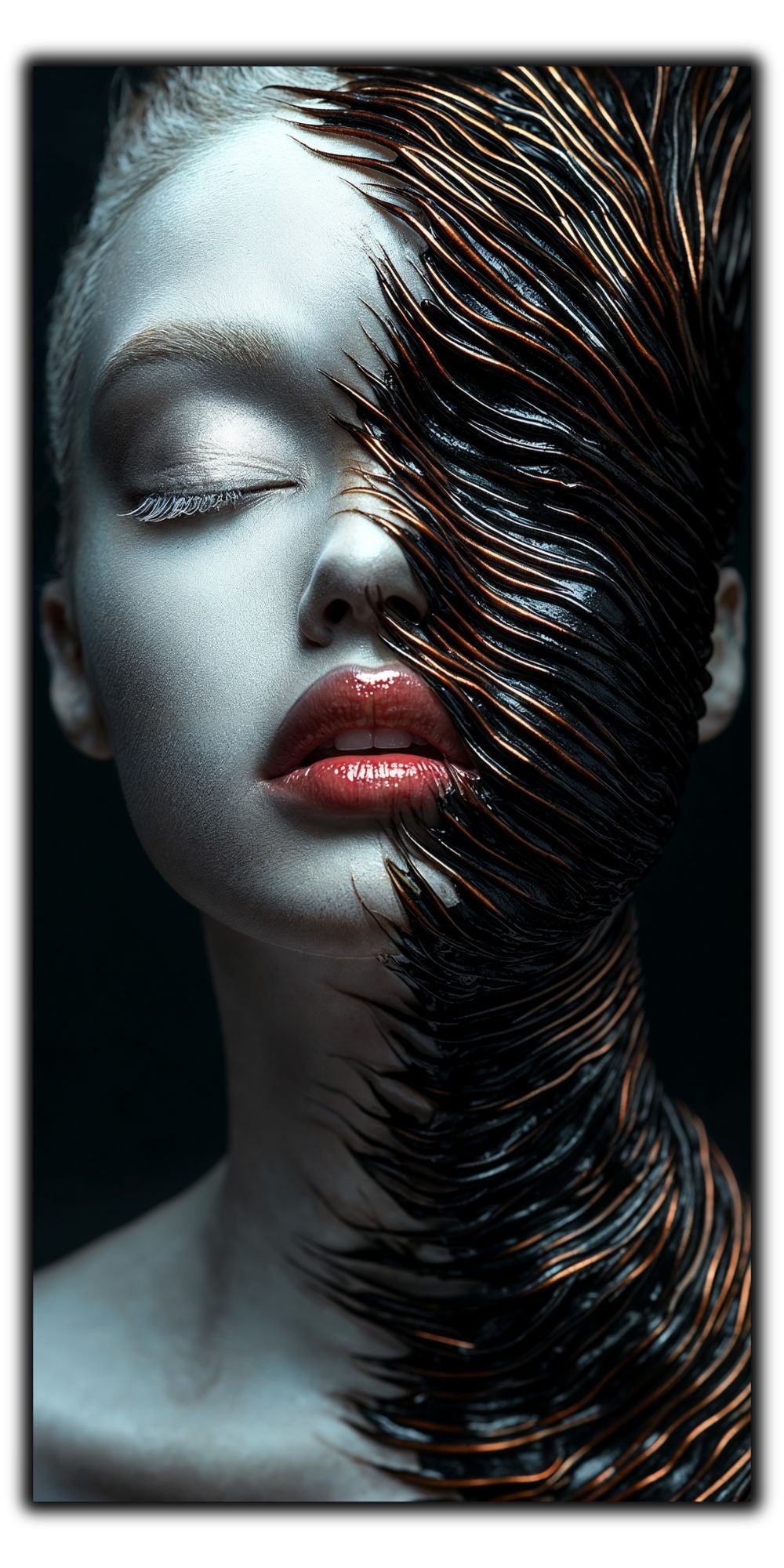 Innerverse - Tablou Sticla - Unicat - no17