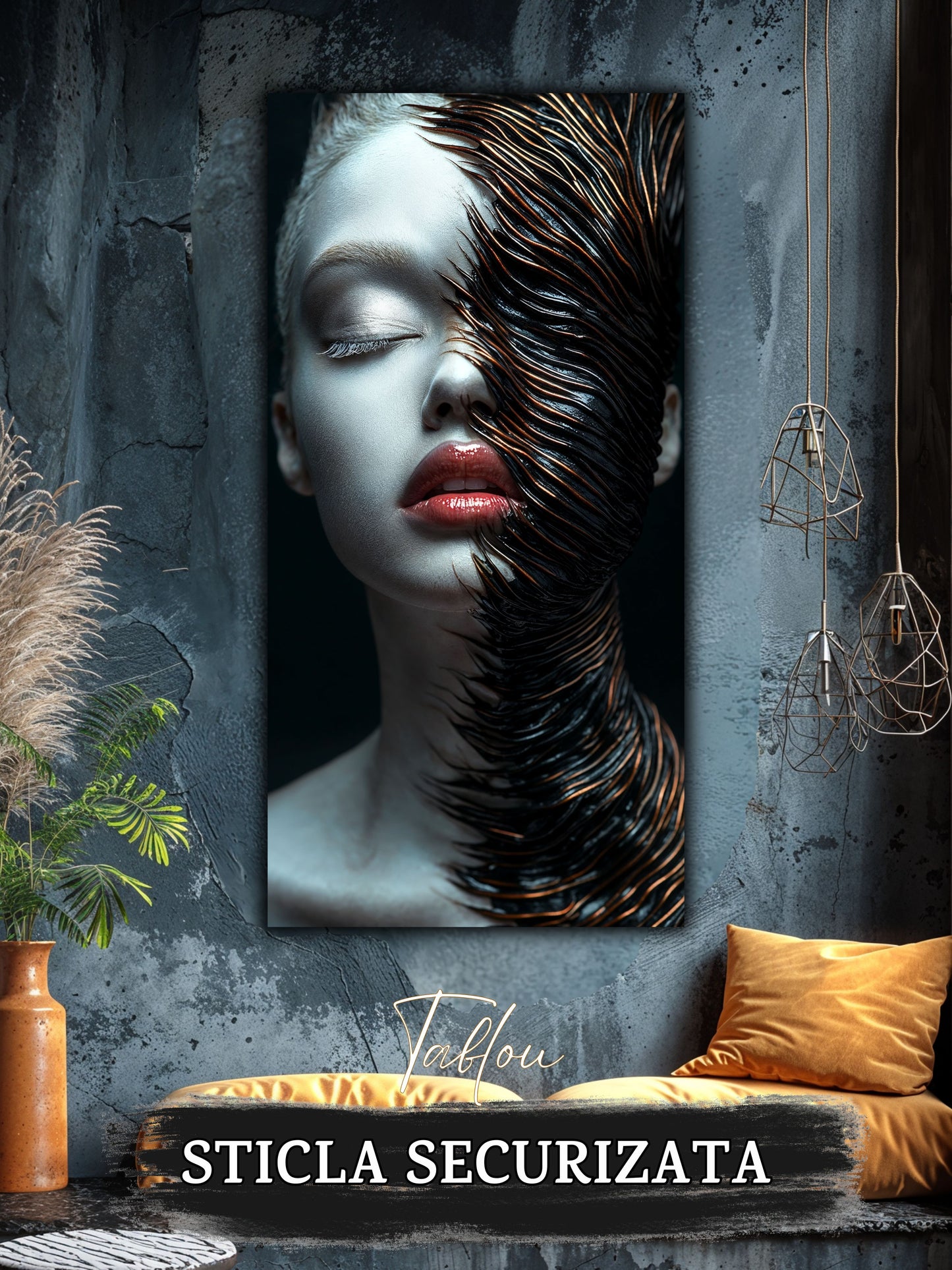 Innerverse - Tablou Sticla - Unicat - no17