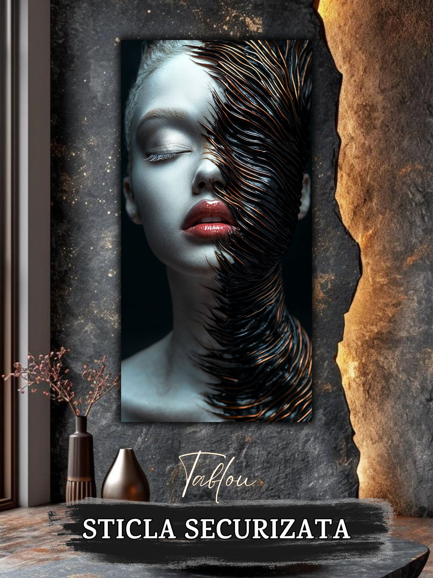 Innerverse - Tablou Sticla - Unicat - no17