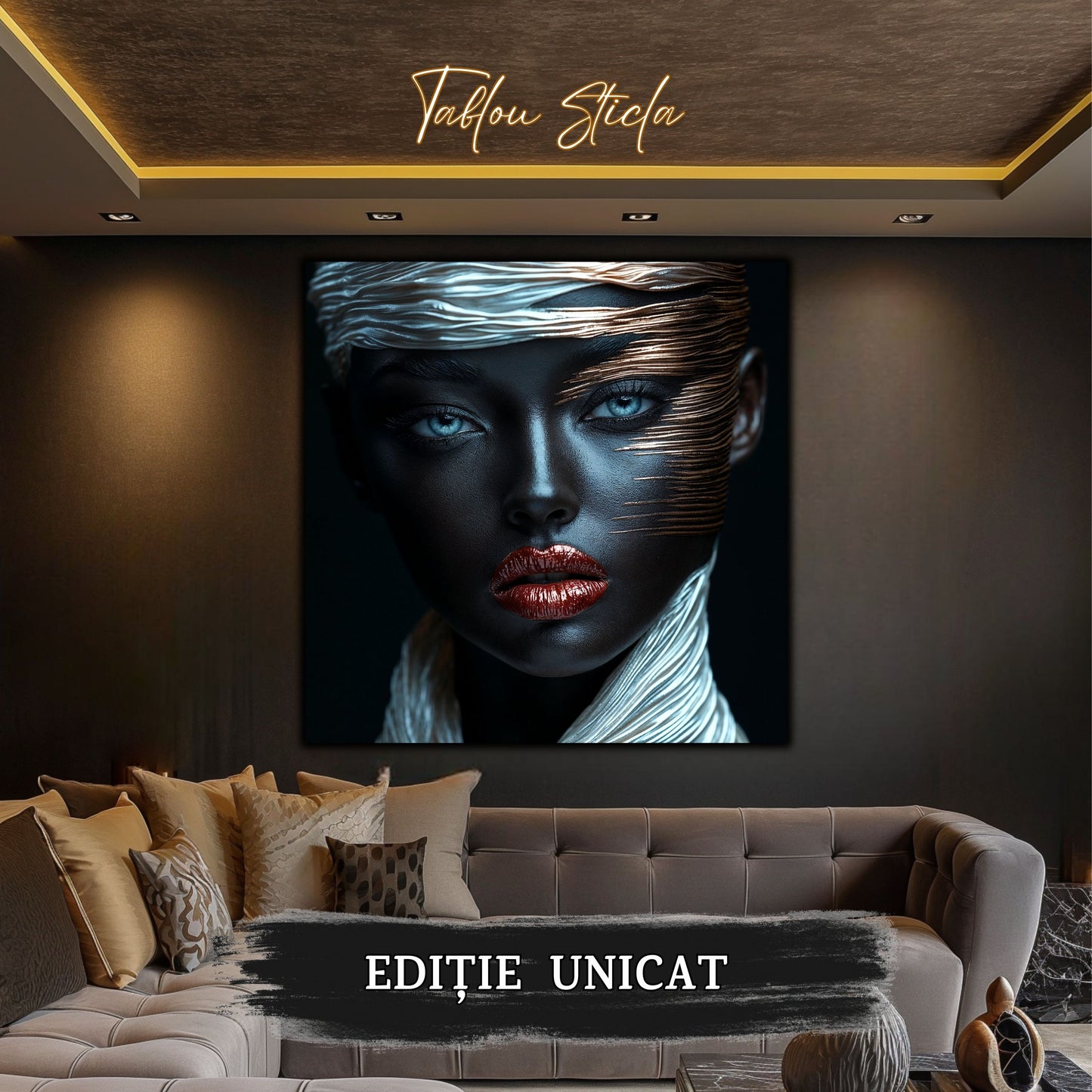 Innerverse - Tablou Sticla - Unicat - no24