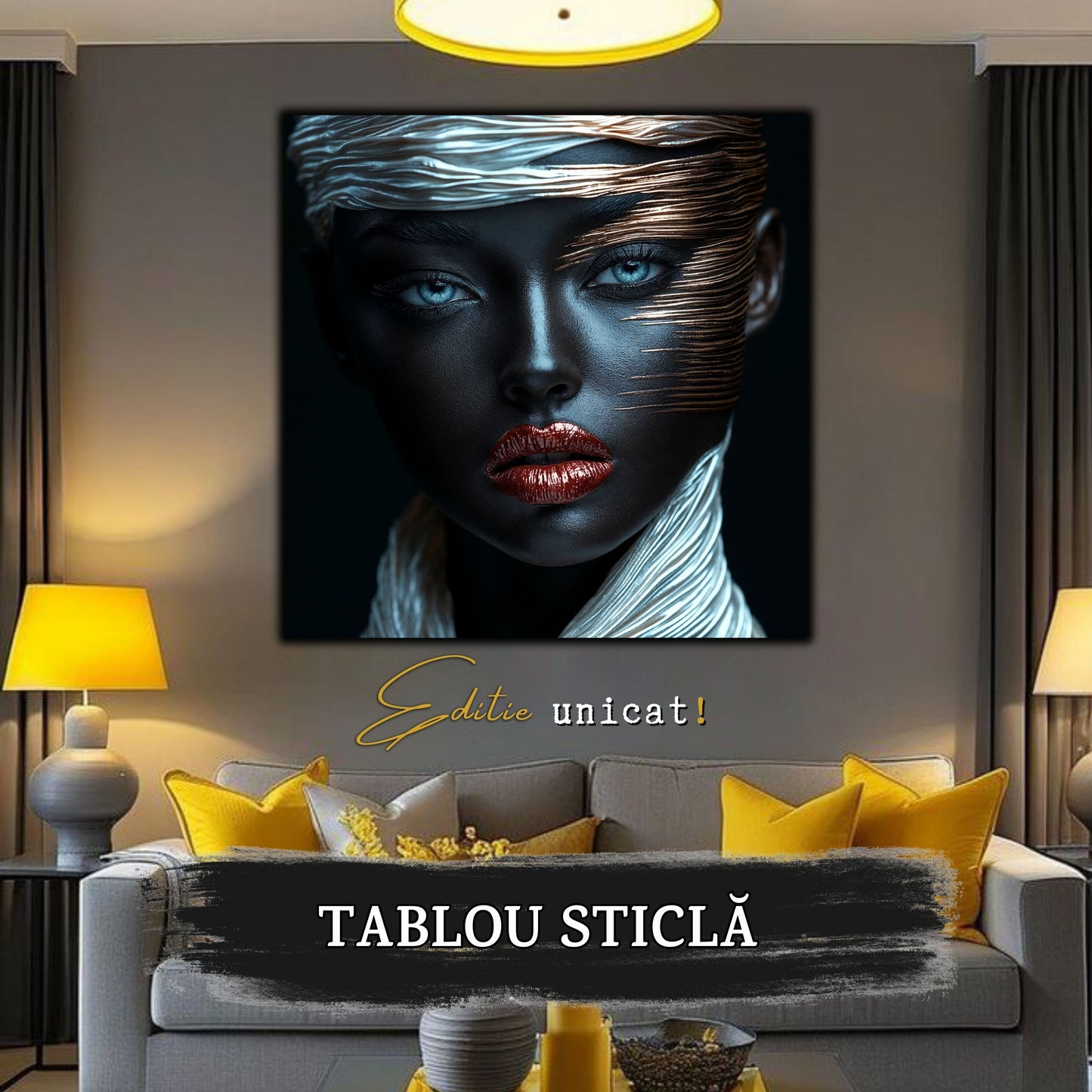 Innerverse - Tablou Sticla - Unicat - no24