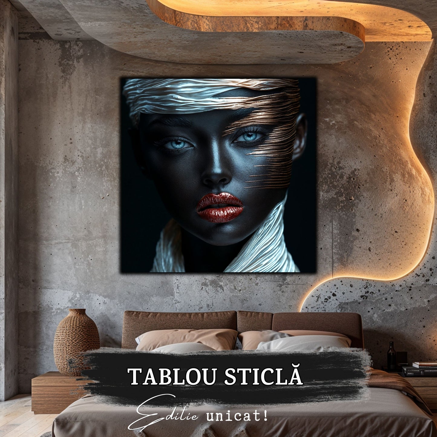 Innerverse - Tablou Sticla - Unicat - no24