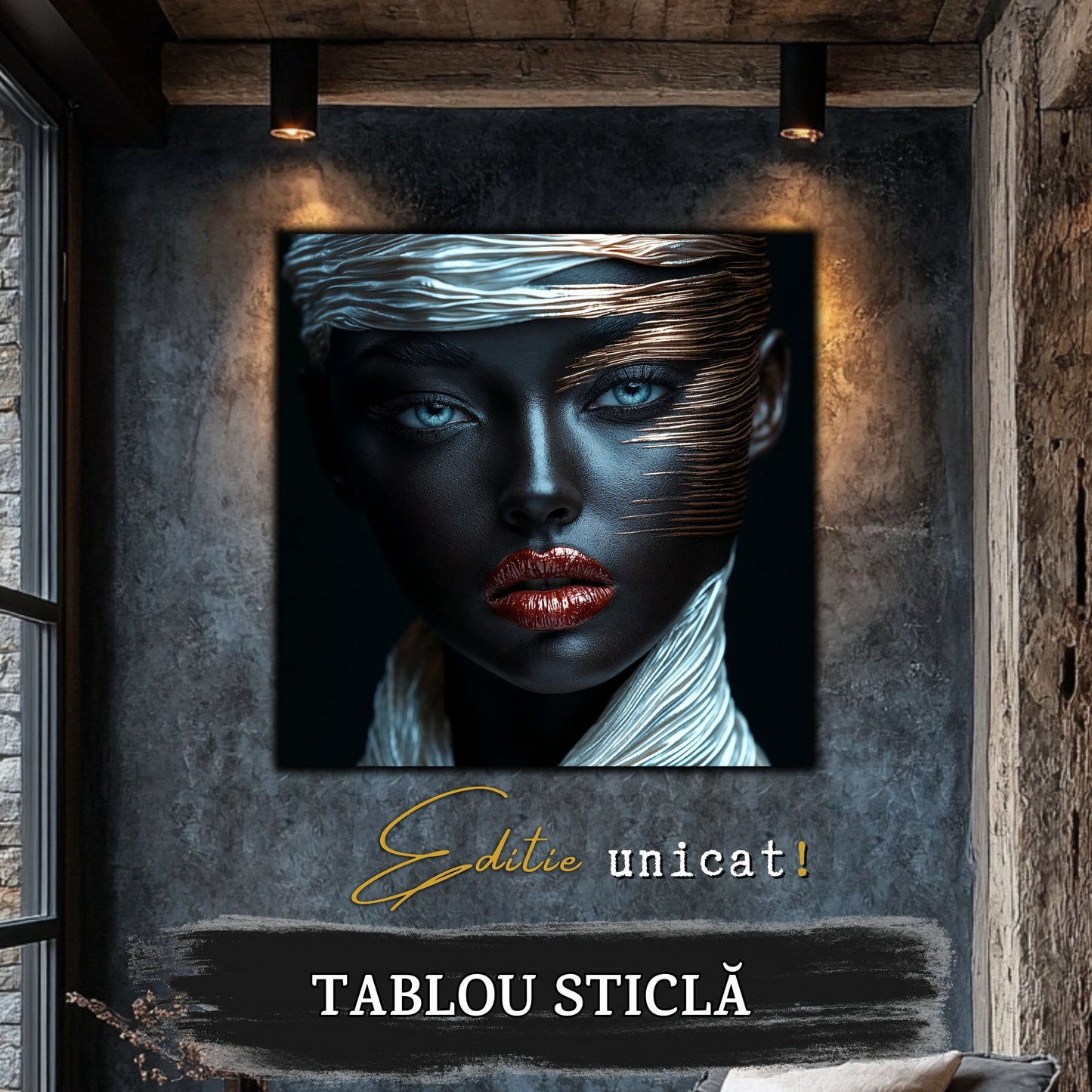 Innerverse - Tablou Sticla - Unicat - no24