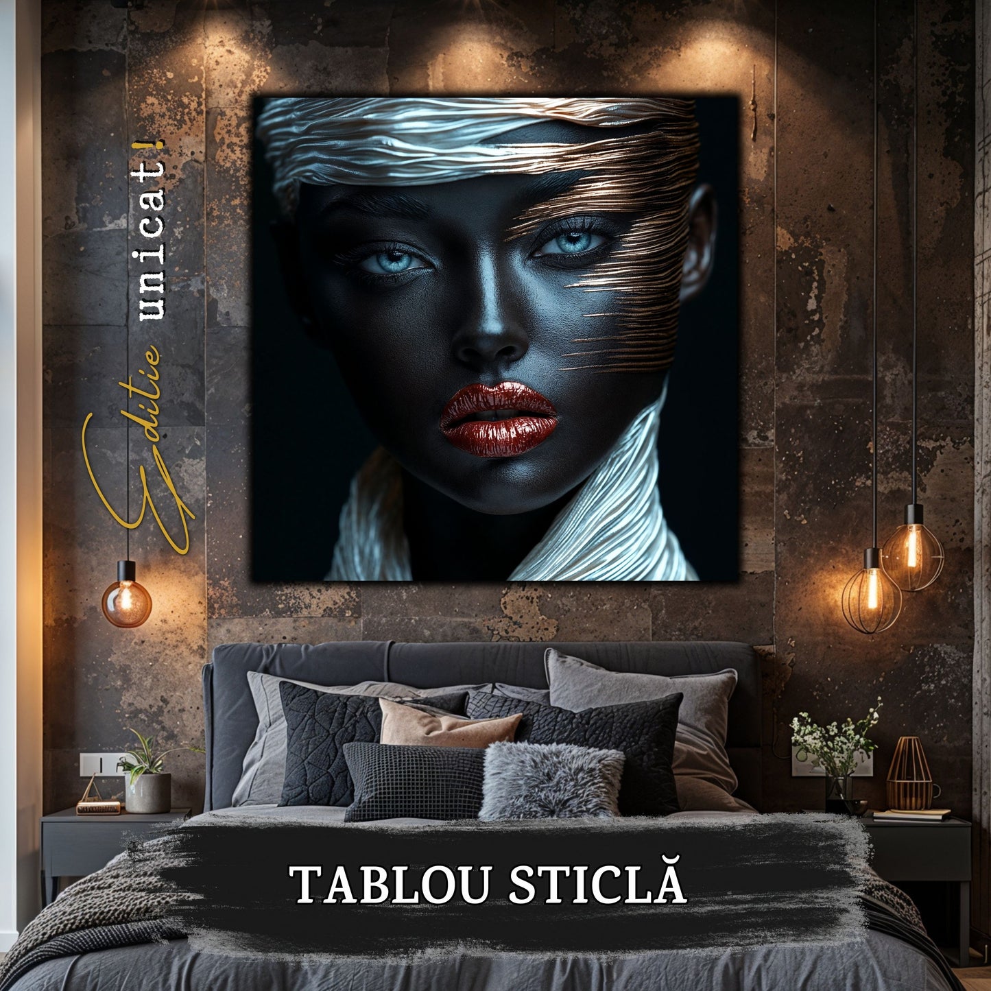 Innerverse - Tablou Sticla - Unicat - no24