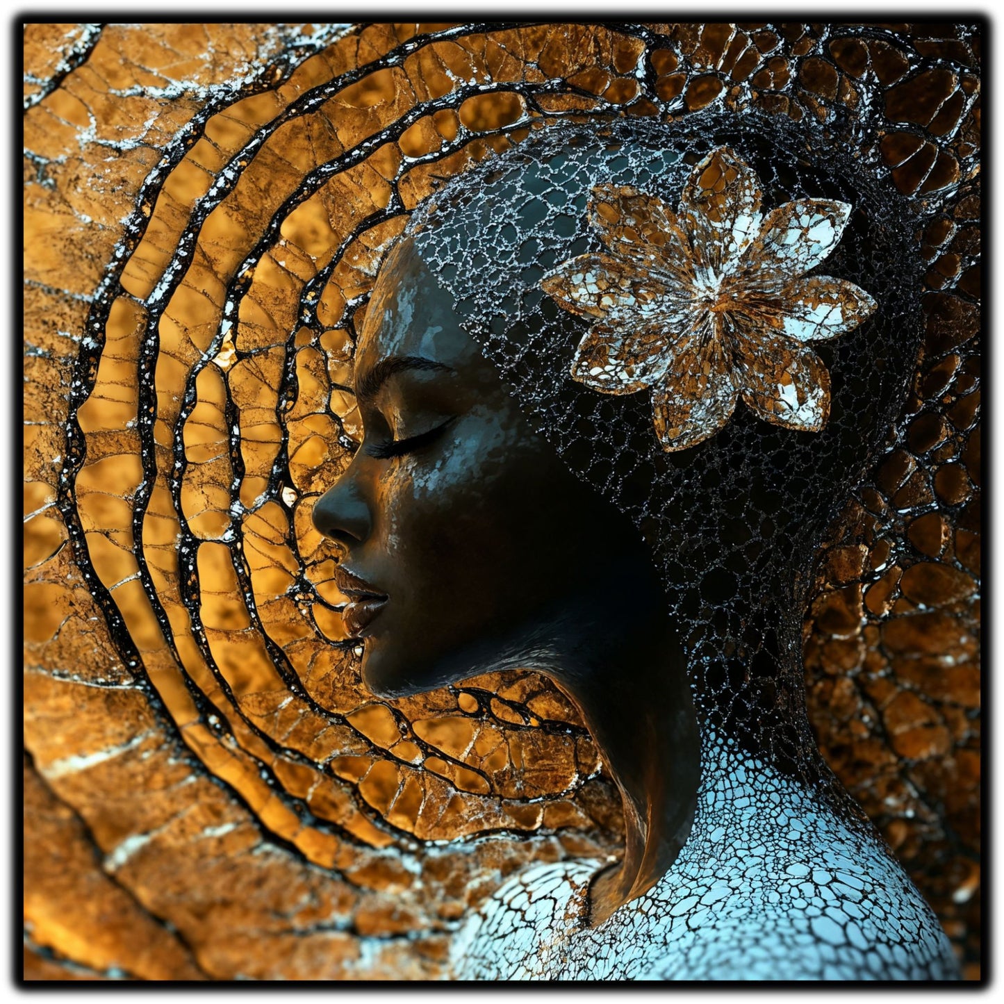 Liquid dream - Tablou Unicat pe Sticla - 13