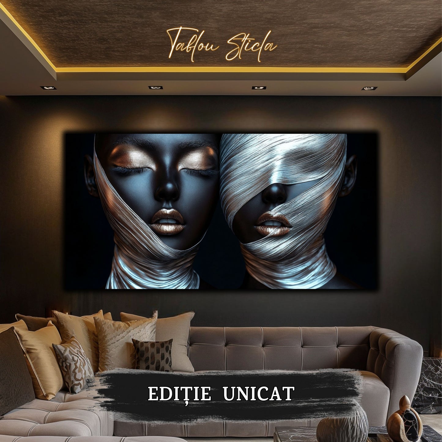 Innerverse - Tablou Sticla - Unicat - no21