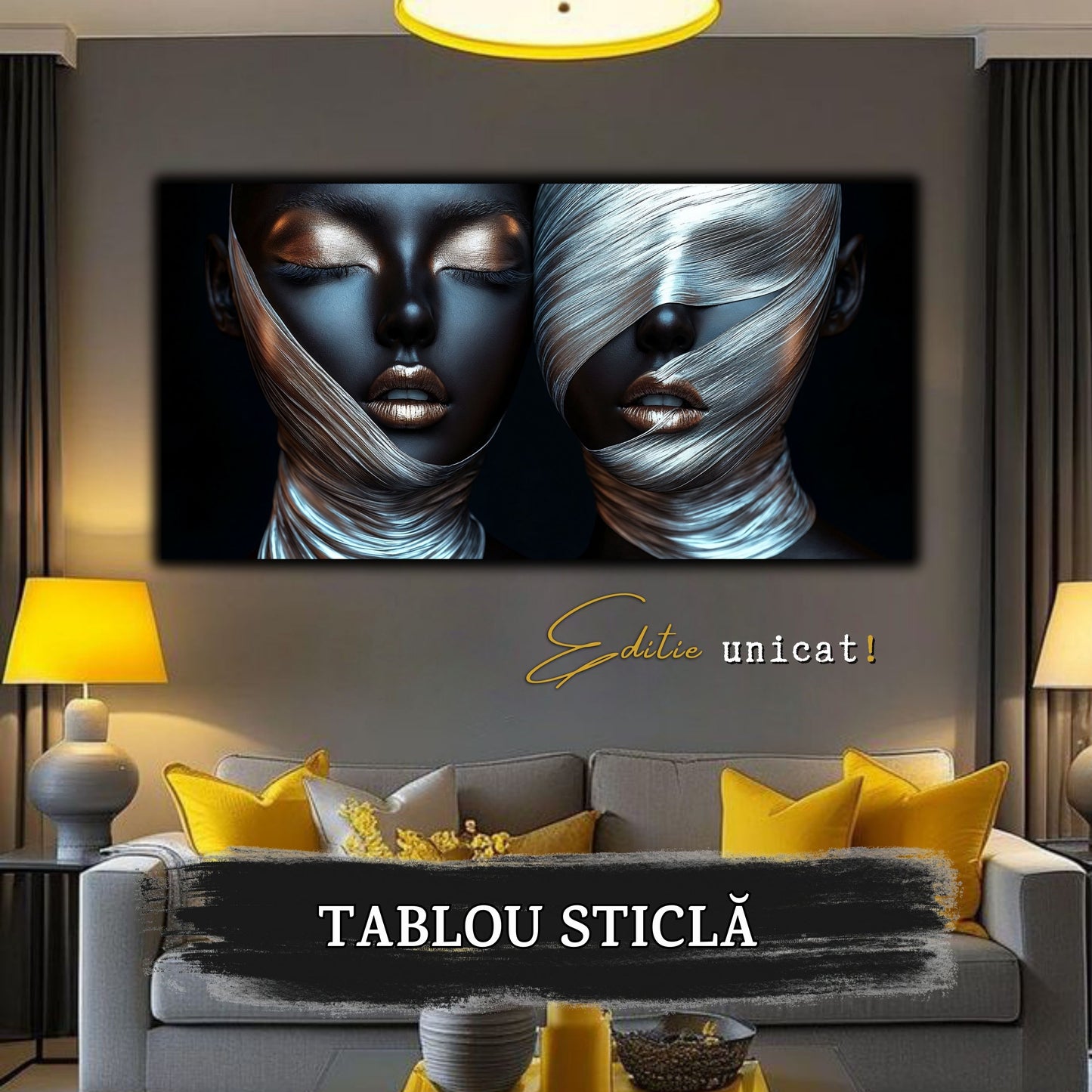 Innerverse - Tablou Sticla - Unicat - no21
