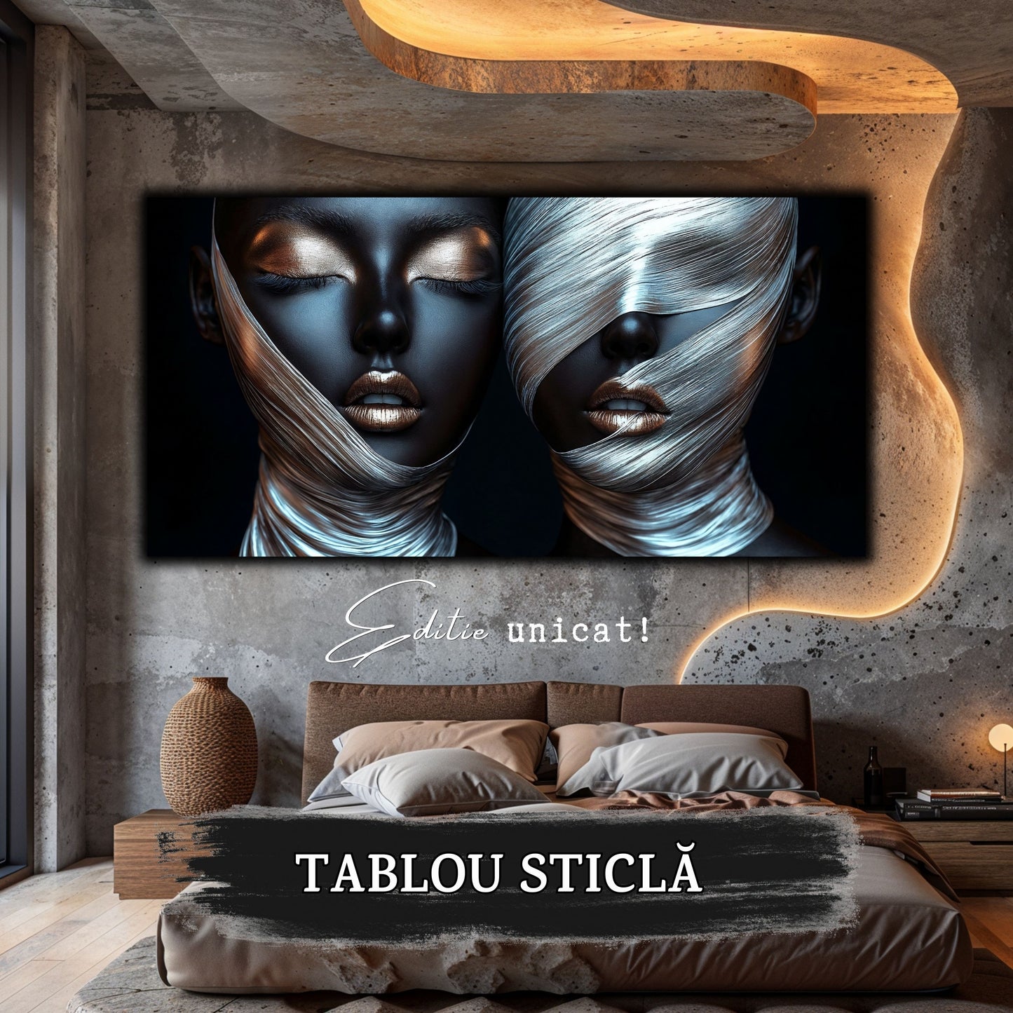 Innerverse - Tablou Sticla - Unicat - no21