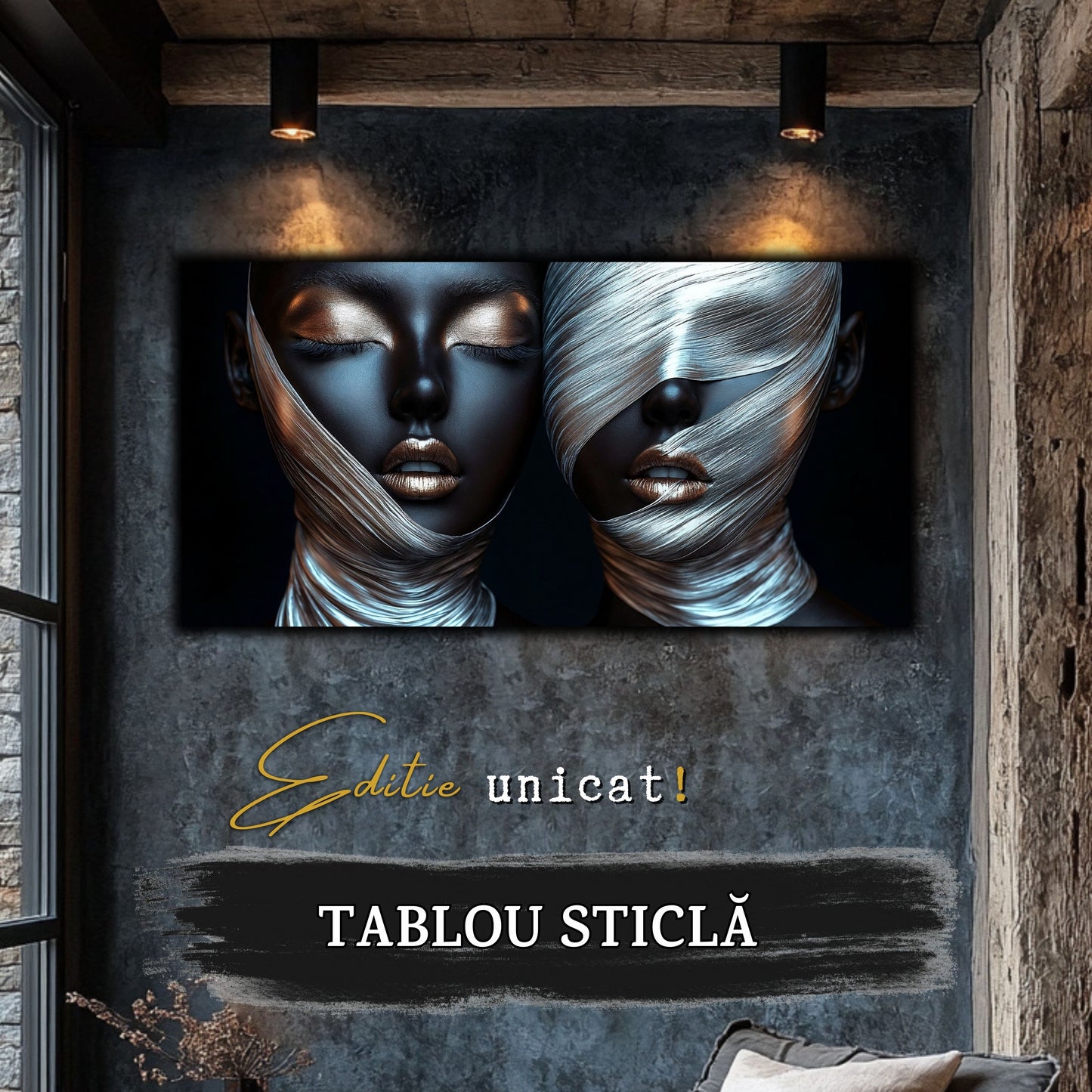 Innerverse - Tablou Sticla - Unicat - no21