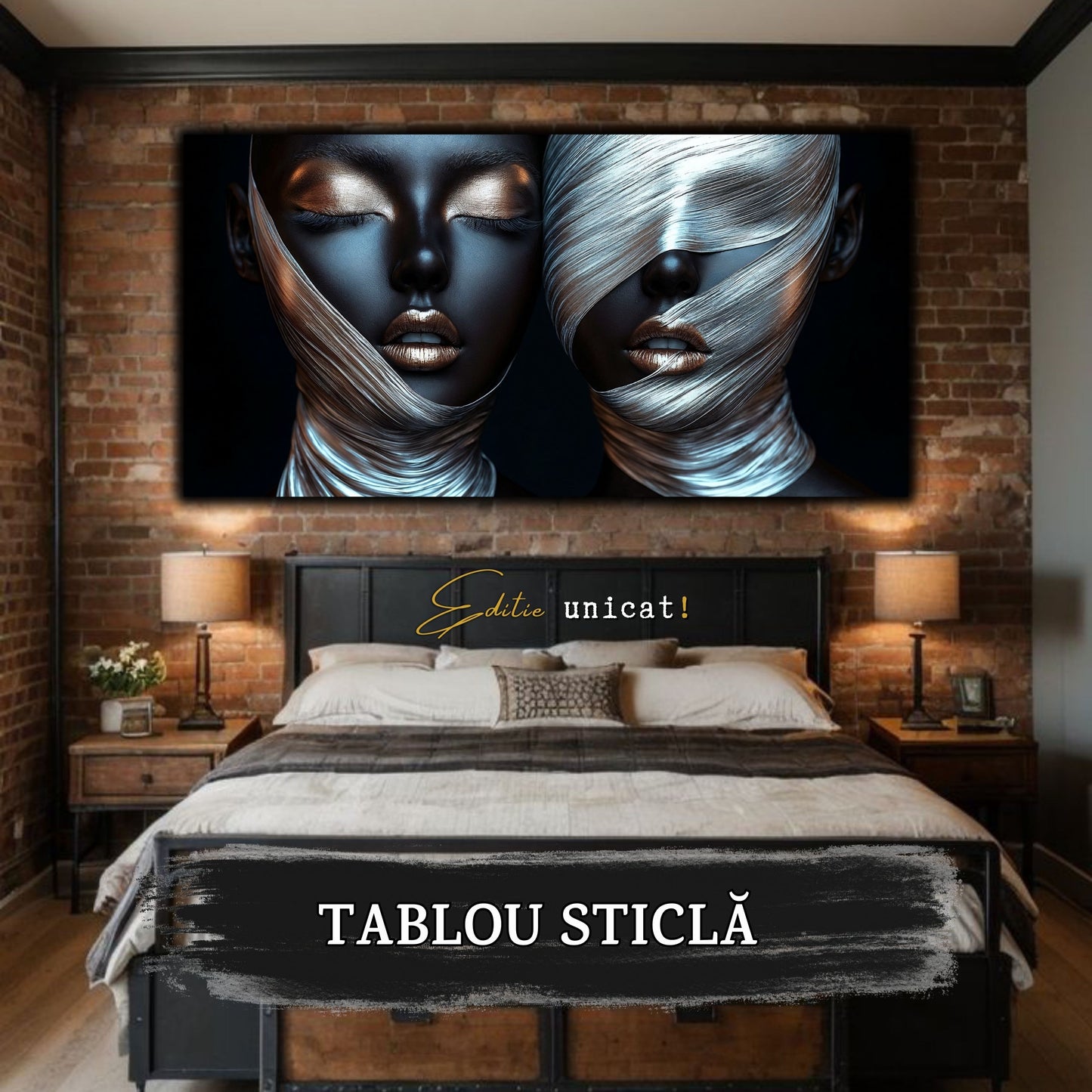Innerverse - Tablou Sticla - Unicat - no21