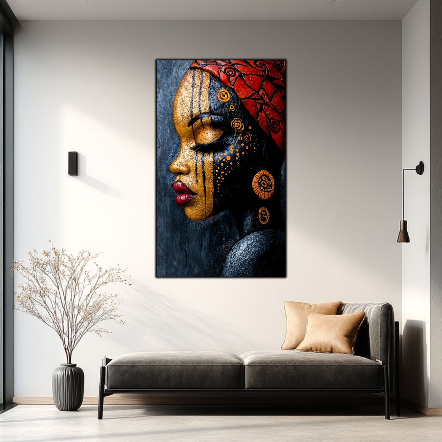 Tablou pt Decorul Livingului Modern – Sticla Securizata – Colectia Ancestral - No14