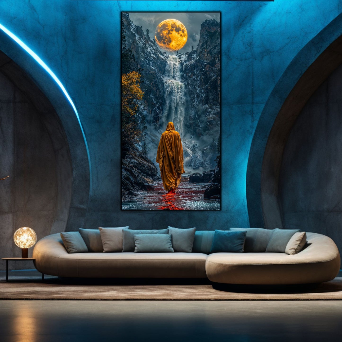 Tablou unicat din sticlă securizată Vanishing Step - No17