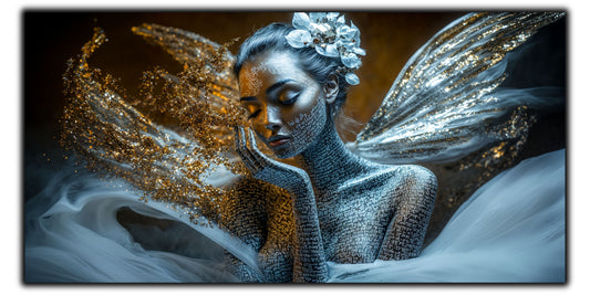 Beyond Meditation - Tablouri moderne pe sticla securizata pentru living contemporan NO35