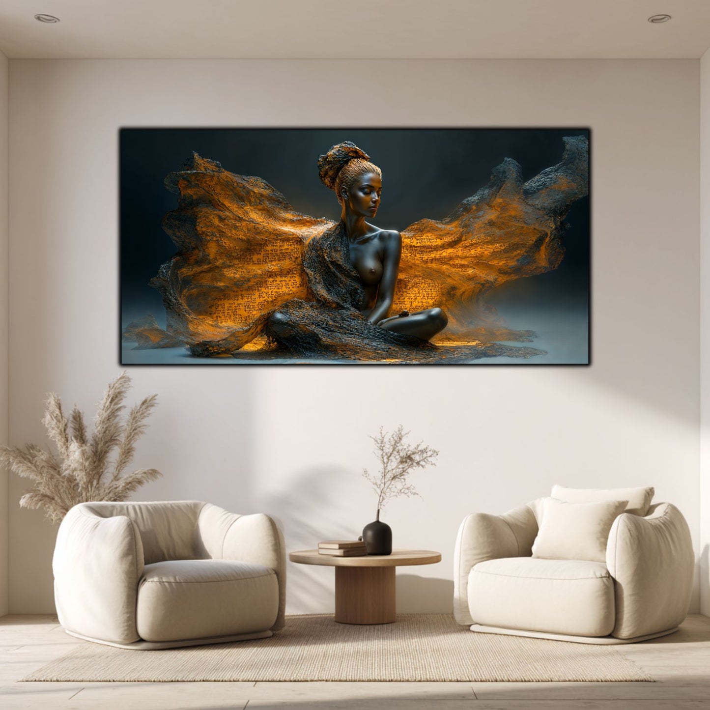 Tablou unicat din sticlă securizată Beyond Breath - No07