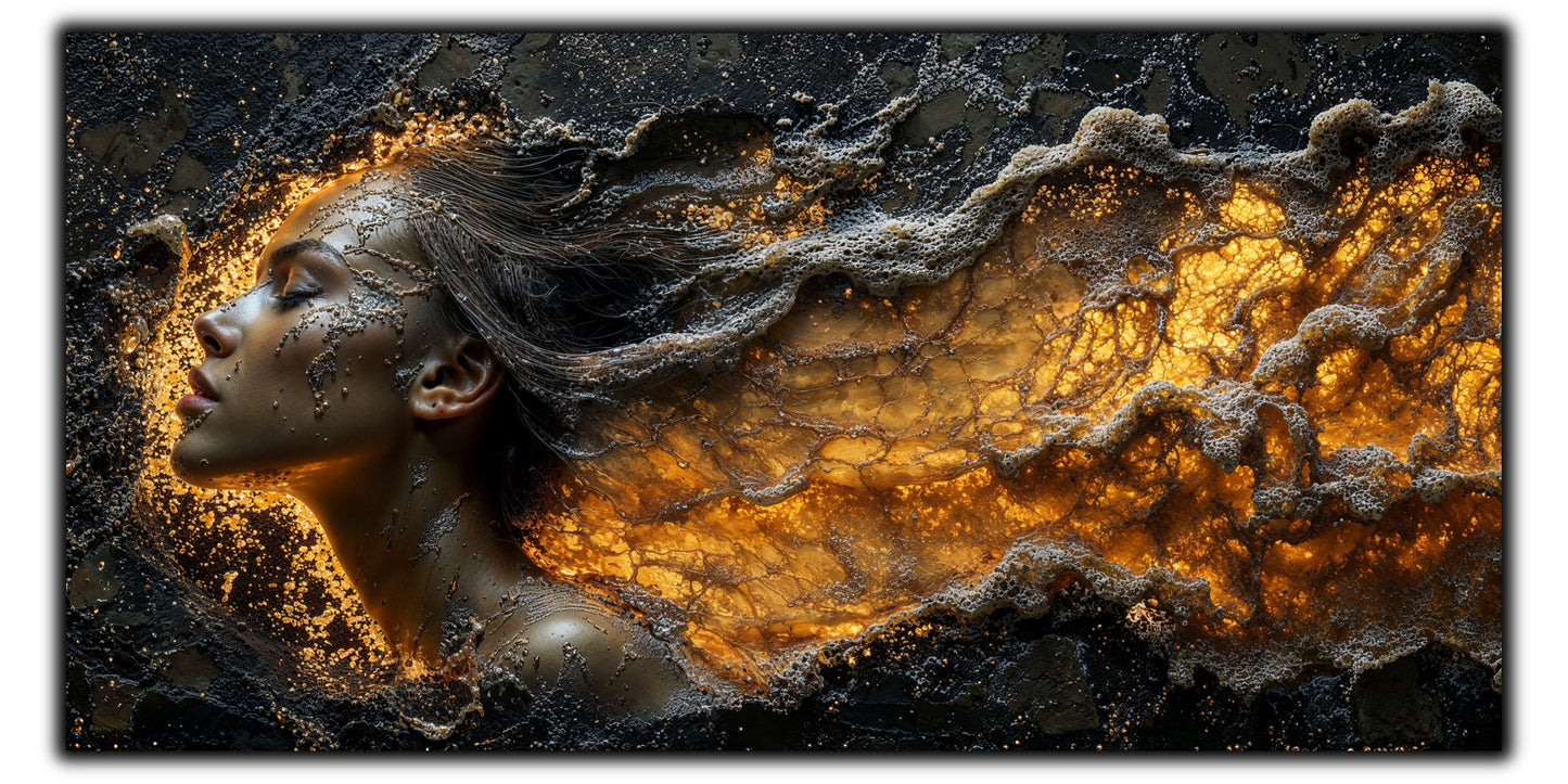 Zen Embers - Tablou Sticla Securizata - 02