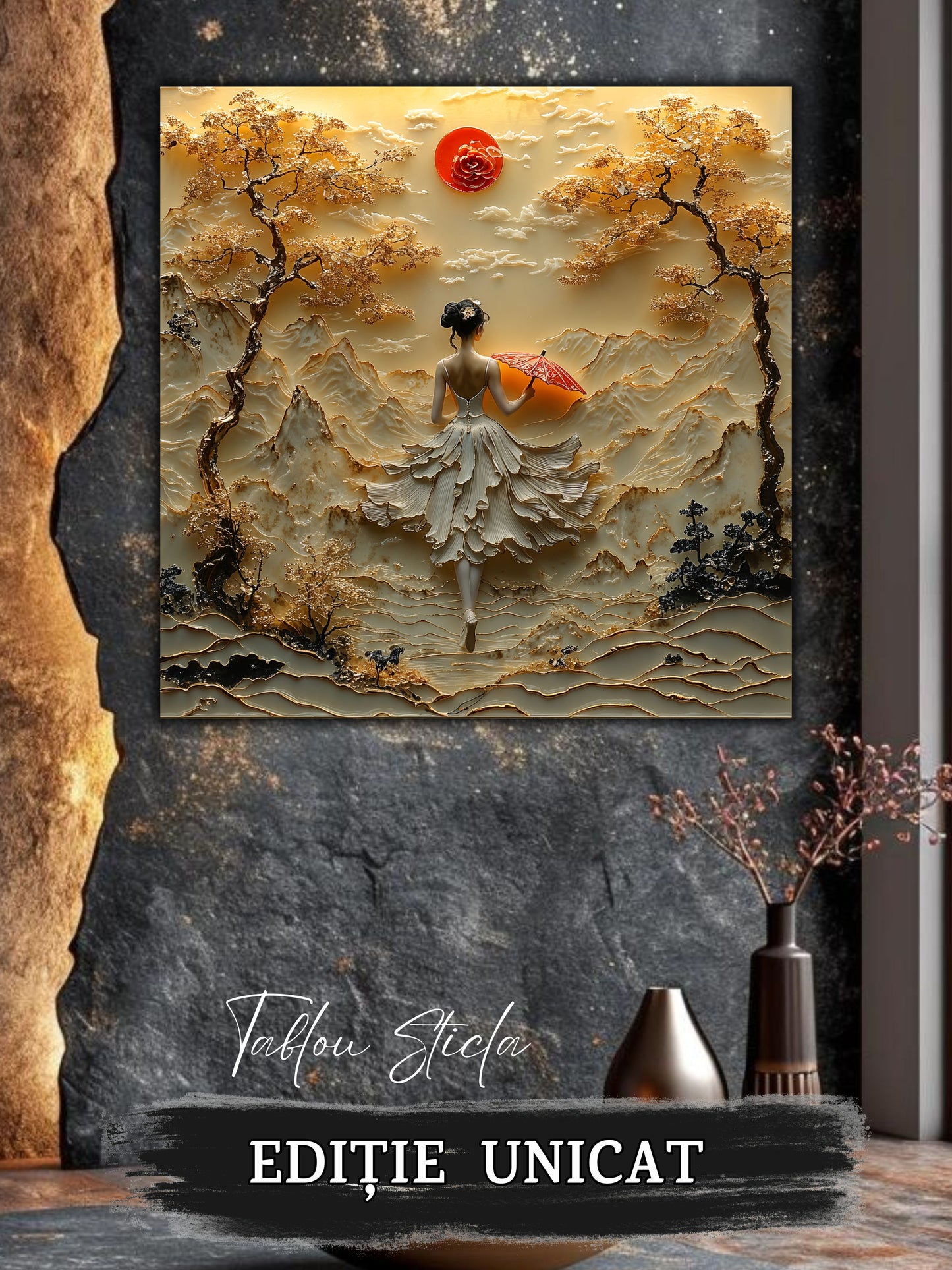 Tablou Sticla Securizata - Fragment of The Soul - 19