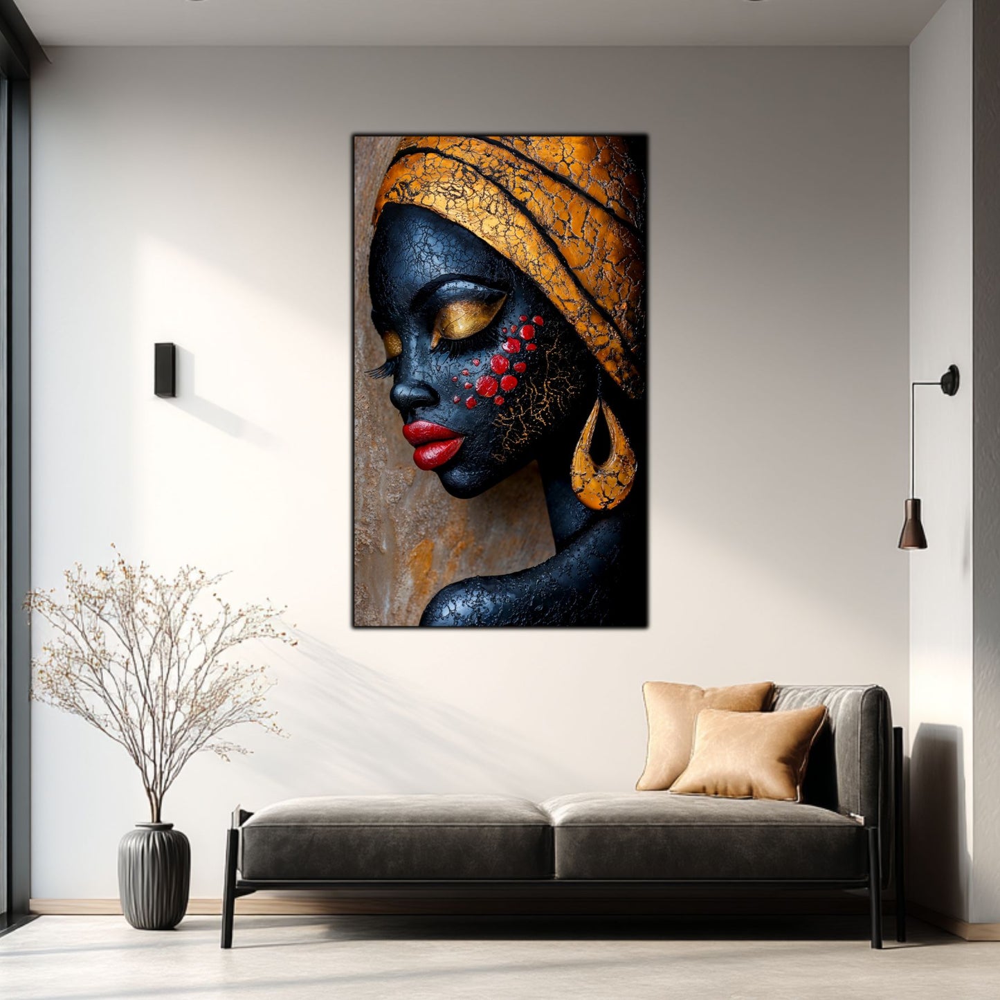 Tablou pt Decorul Livingului Modern – Sticla Securizata – Colectia Ancestral - No13