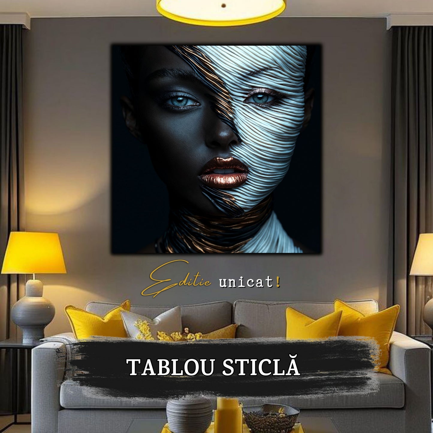 Innerverse - Tablou Sticla - Unicat - no23