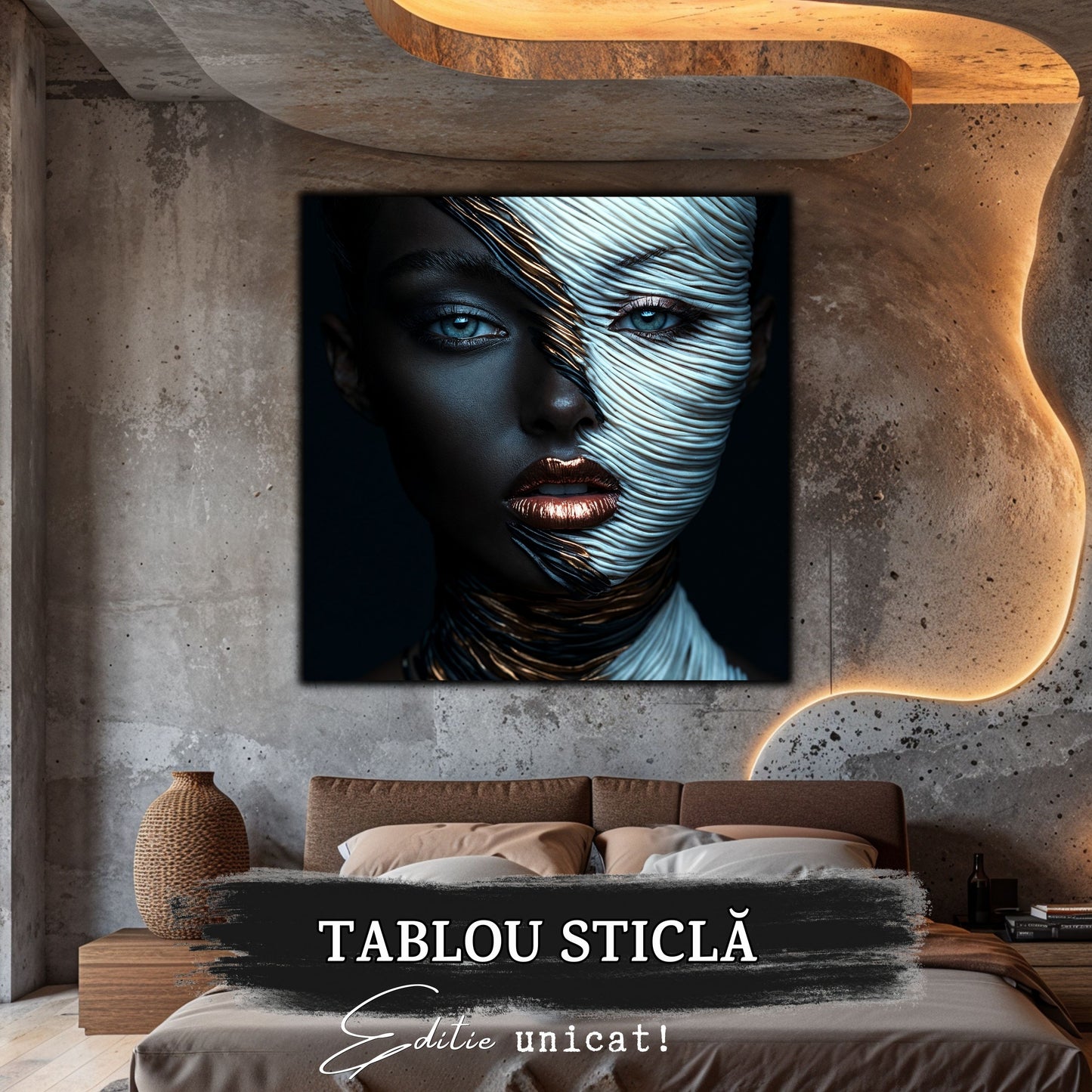 Innerverse - Tablou Sticla - Unicat - no23