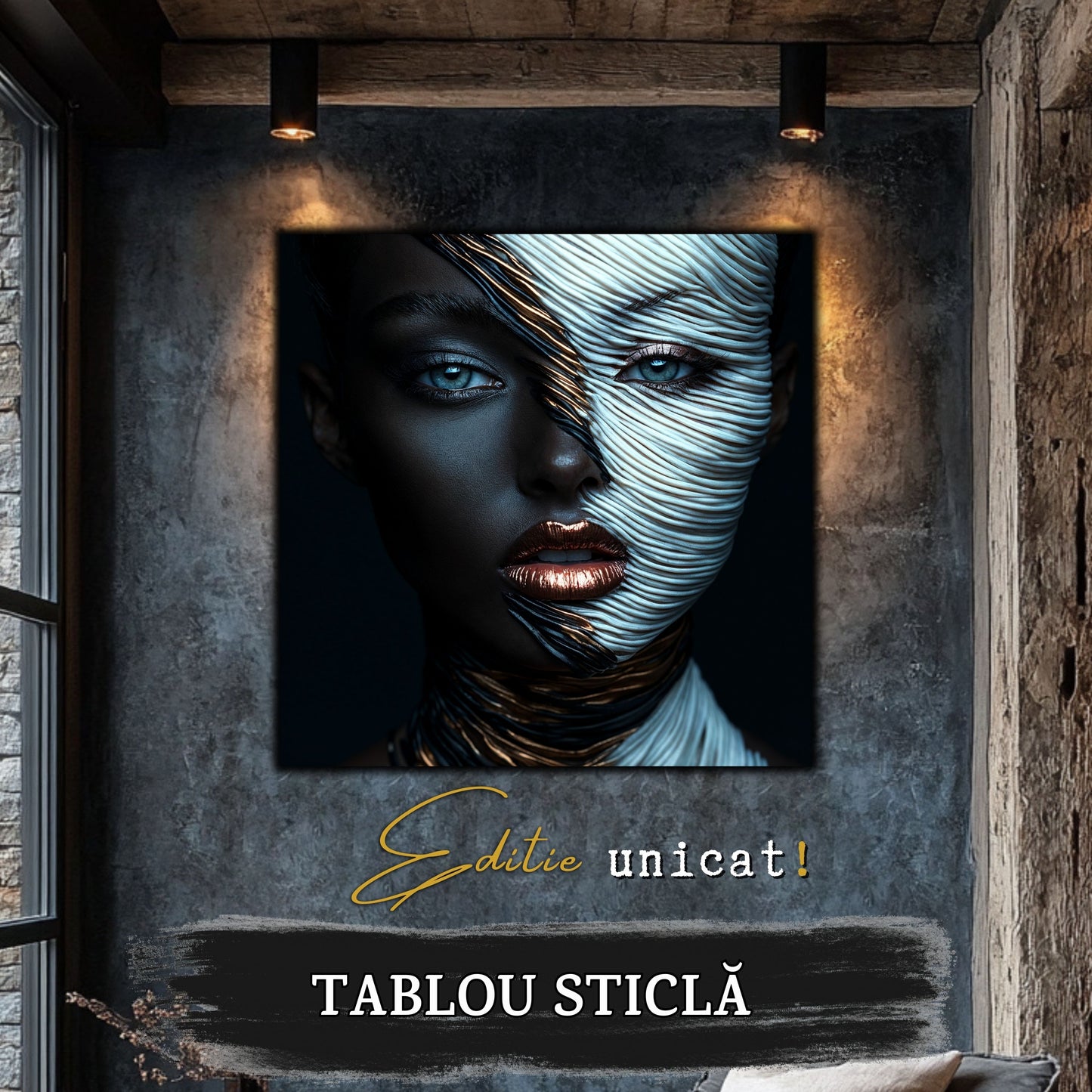 Innerverse - Tablou Sticla - Unicat - no23
