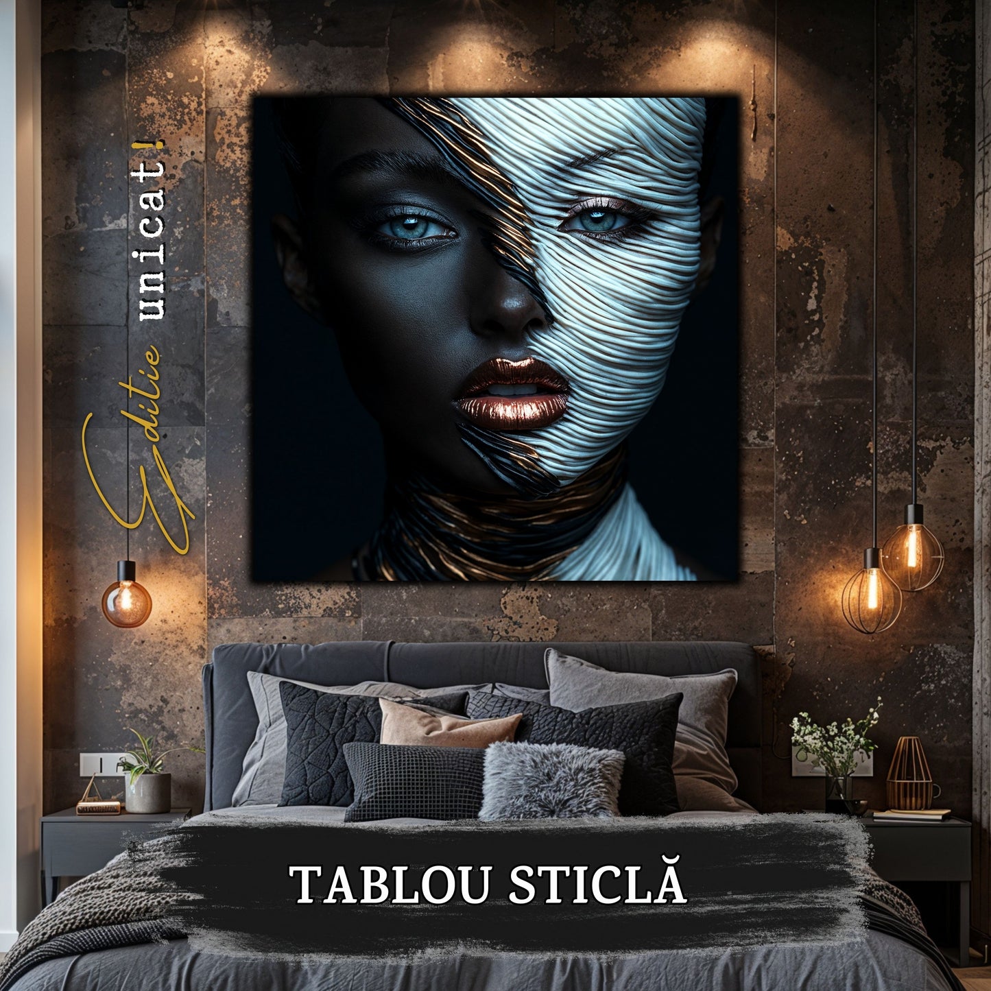 Innerverse - Tablou Sticla - Unicat - no23