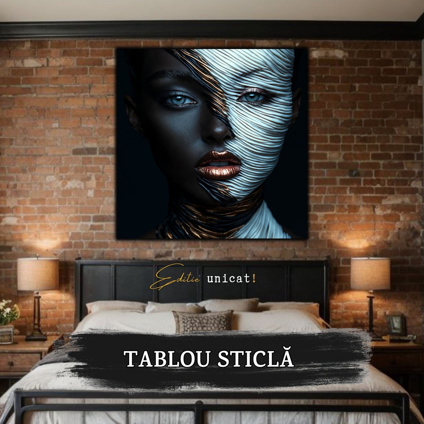 Innerverse - Tablou Sticla - Unicat - no23