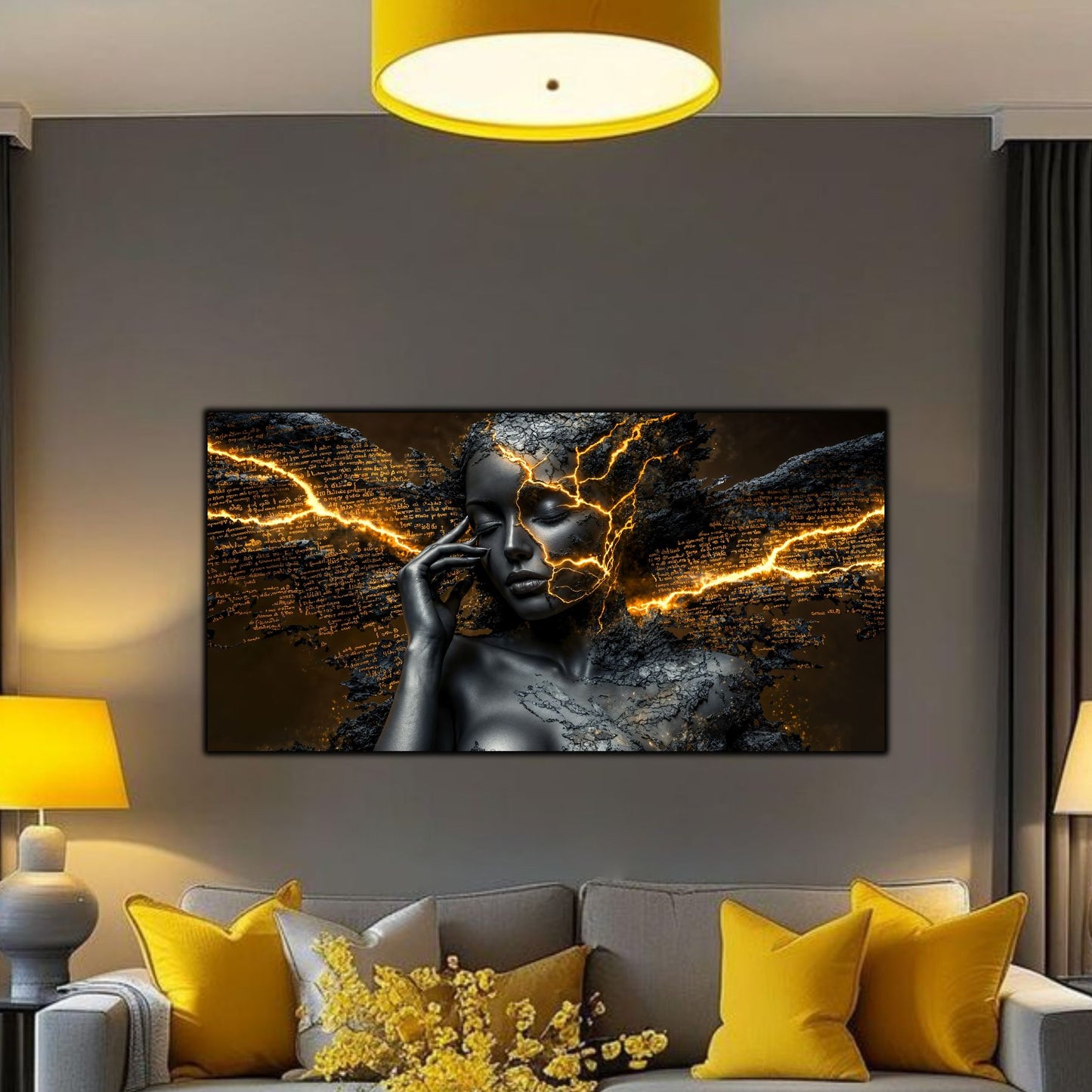 Tablou Decorativ Premium – Ideal pentru Dormitor si Living - Print UV pe Sticla Securizata