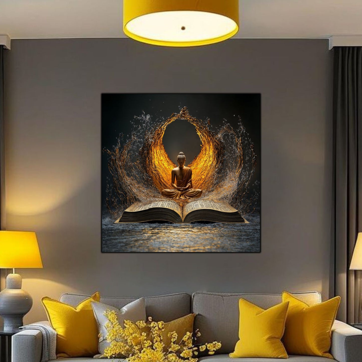 Tablou Decorativ pt Living sau Dormitor - Print UV pe Sticla - „Ascend” - No17